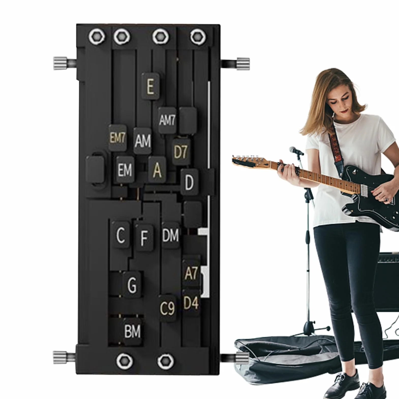 Kieszonkowy trener akordów gitarowych dla początkujących