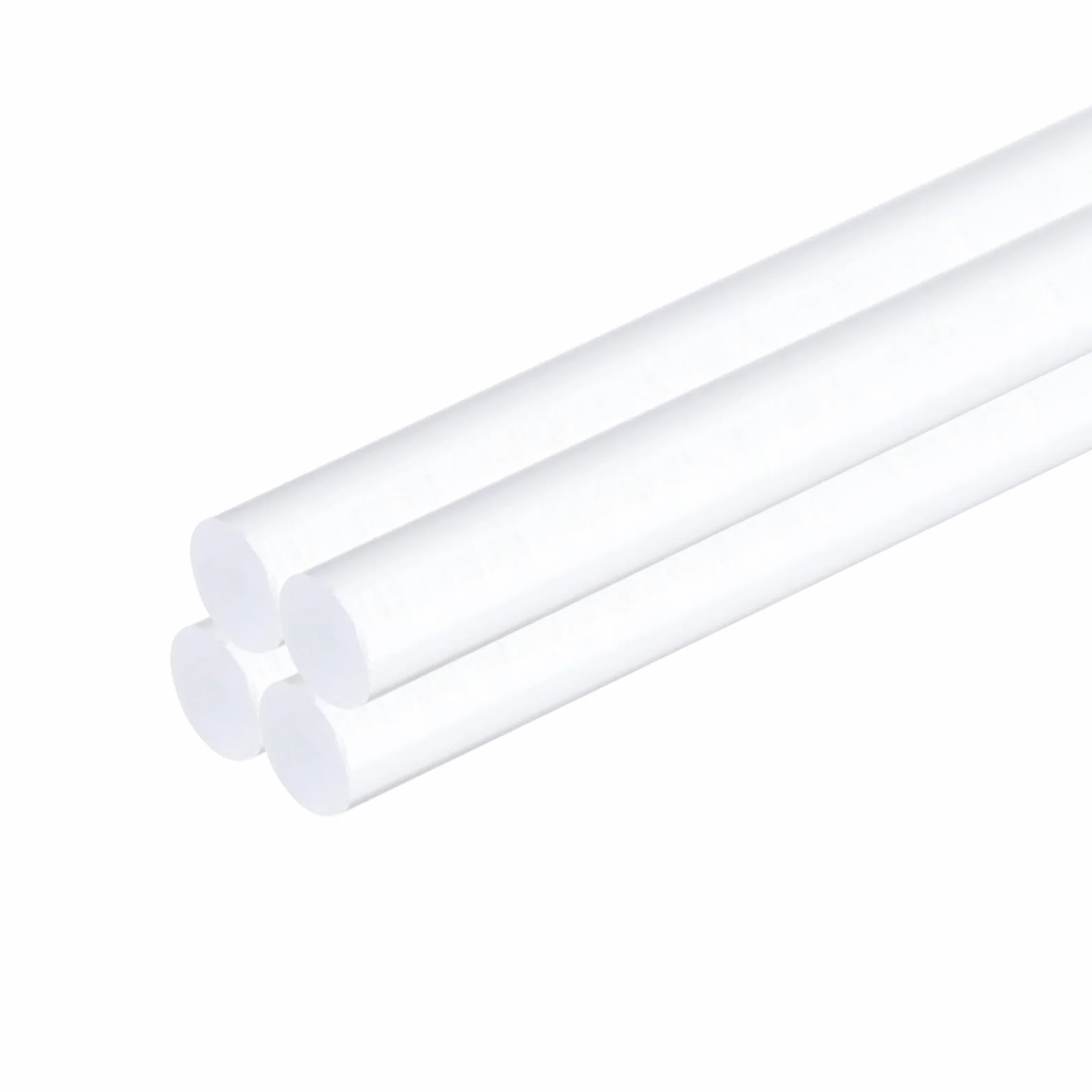 QUARKZMAN 4 szt. okrągłych akrylowych patyczków 5 mm x 300 mm do oświetlenia ogrodu