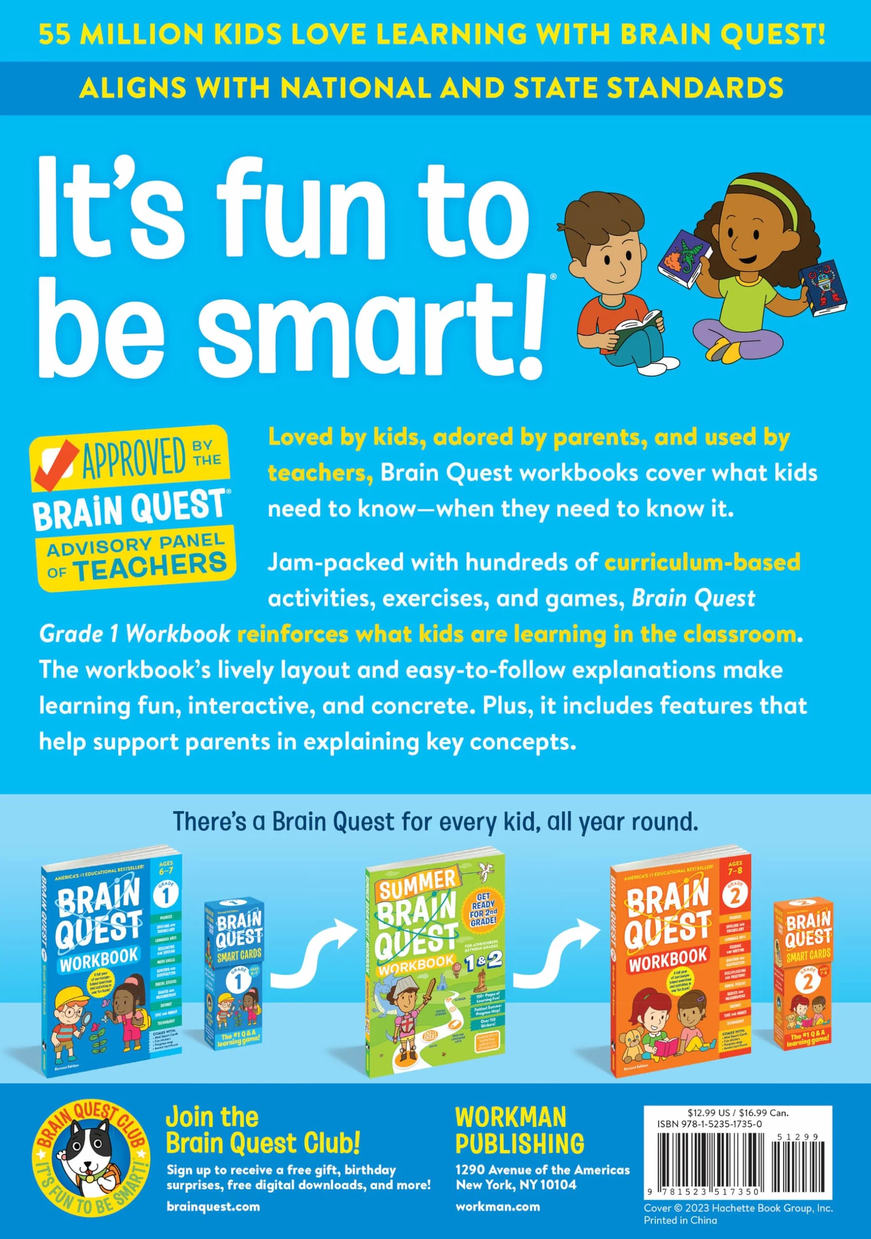 Brain Quest Workbook: 1st Grade Revised Edition