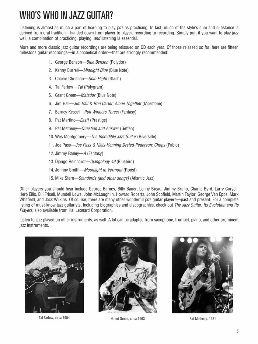 Hal Leonard Guitar Method Jazz Guitar +CD: Comprehensive Guide with 20 Jazz Standards