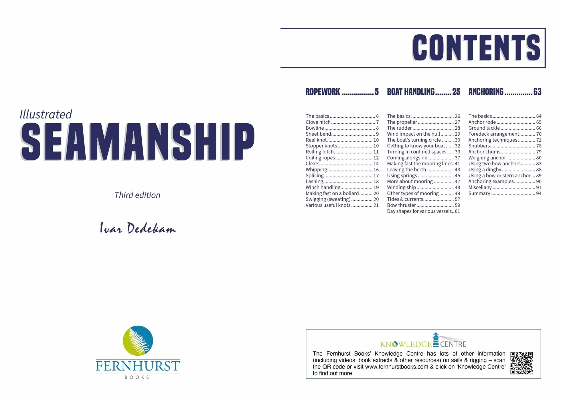 Illustrated Seamanship: Ropework, Boat Handling & Anchoring