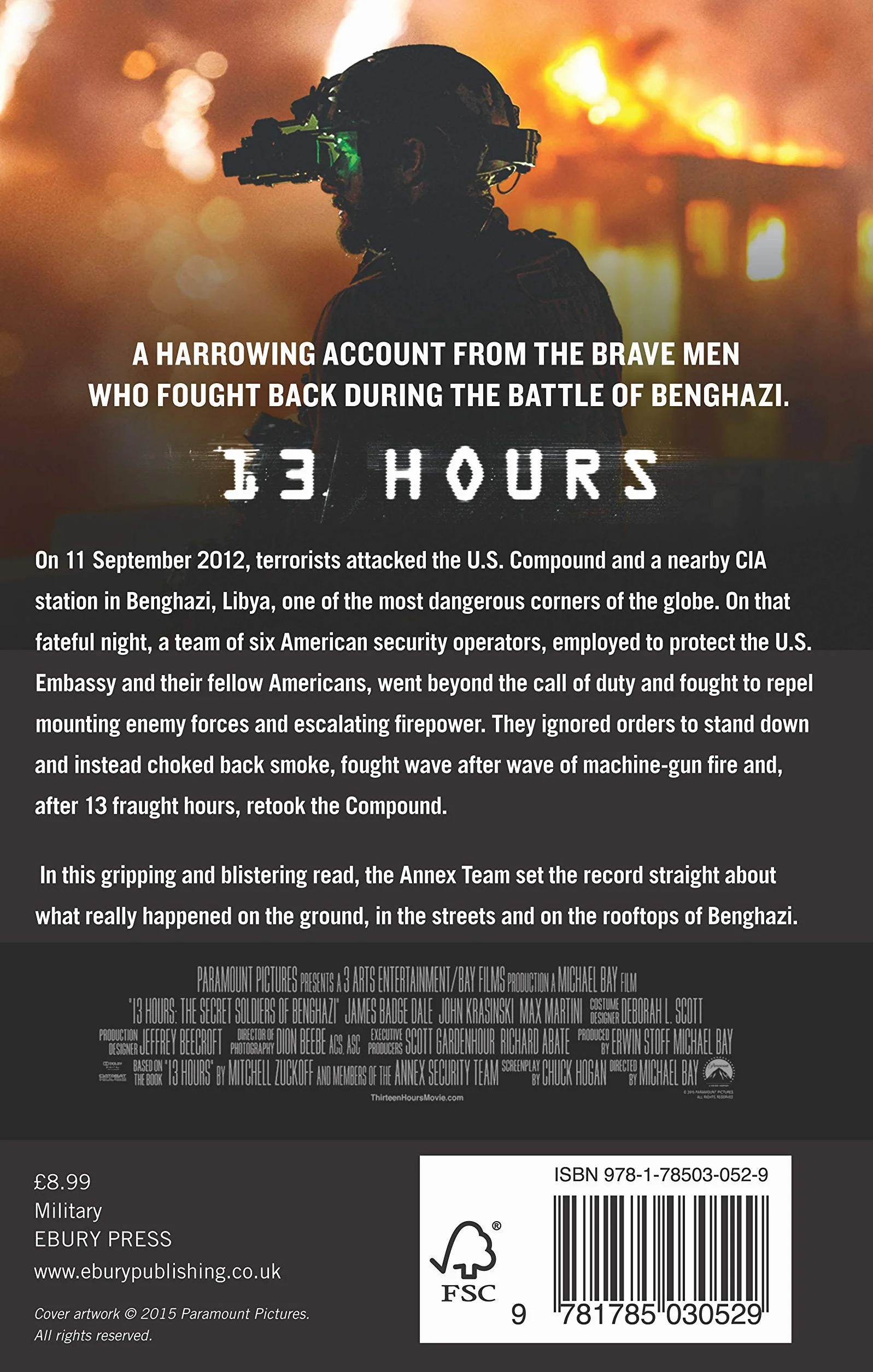 13 Hours: The explosive inside story of how six men fought off the Benghazi terror attack