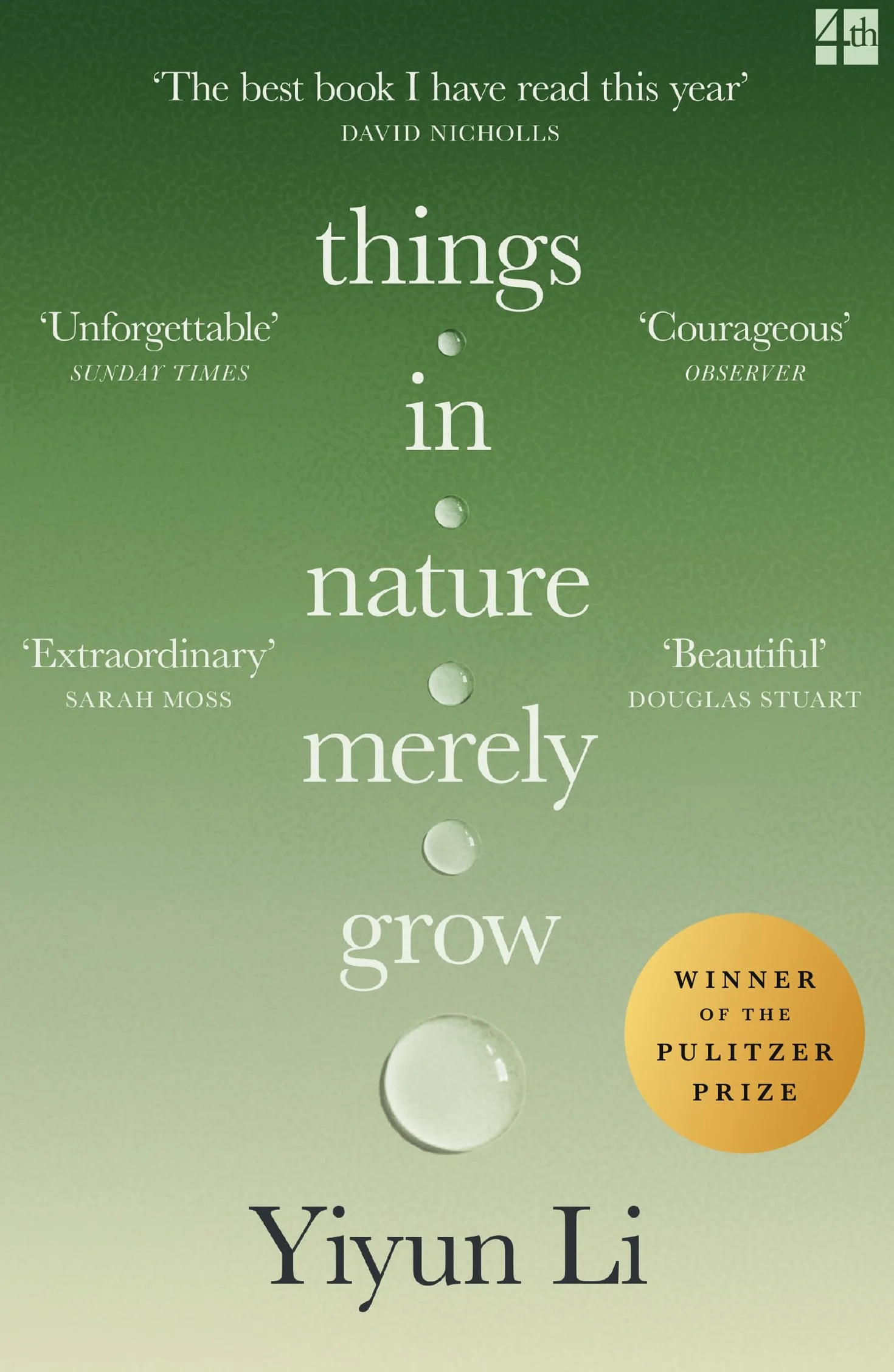 Things in Nature Merely Grow: Winner of the Pulitzer Prize for Memoir 2026