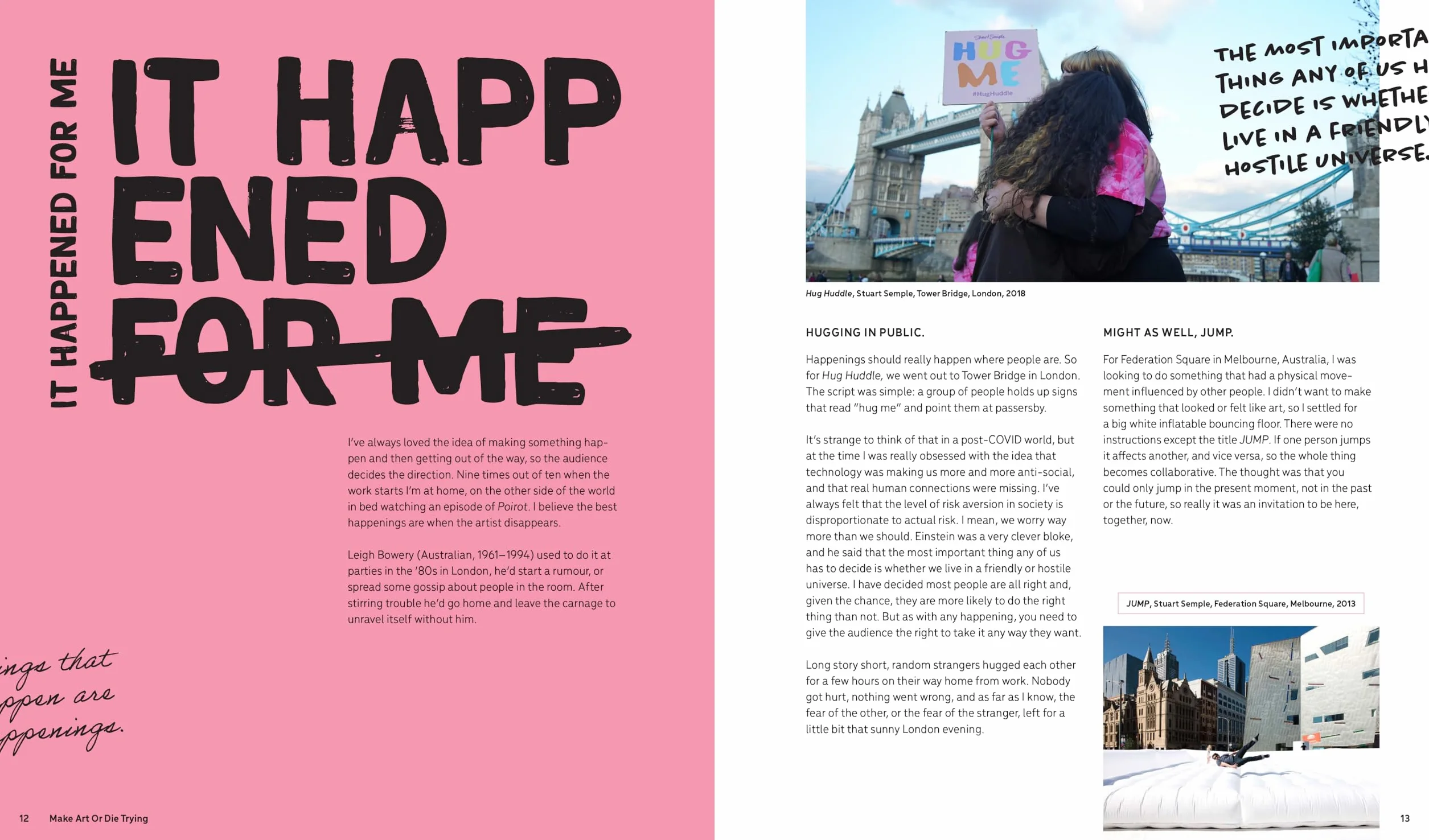 Make Art or Die Trying /anglais: The Only Art Book You'll Ever Need If You Want to Make Art That Changes the World
