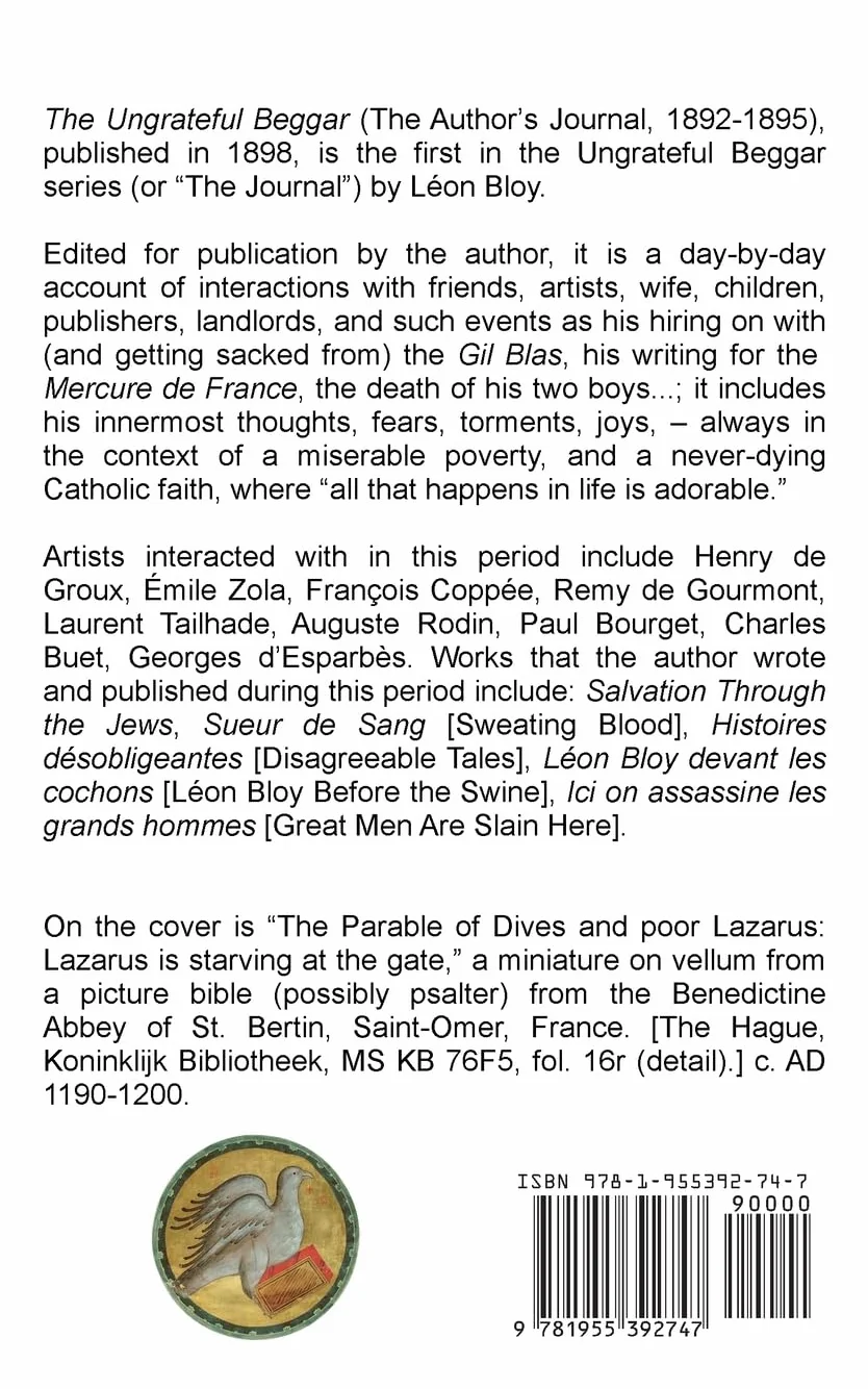 The Ungrateful Beggar: The Author's Journal, 1892-1895