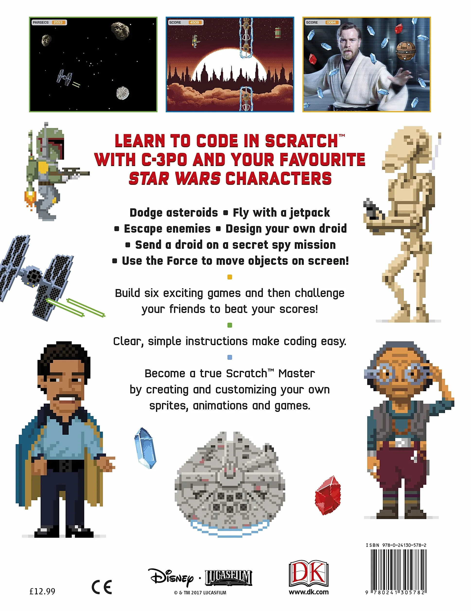 Star Wars Coding Projects: Step-by-Step Visual Guide to Animations, Games & Simulations