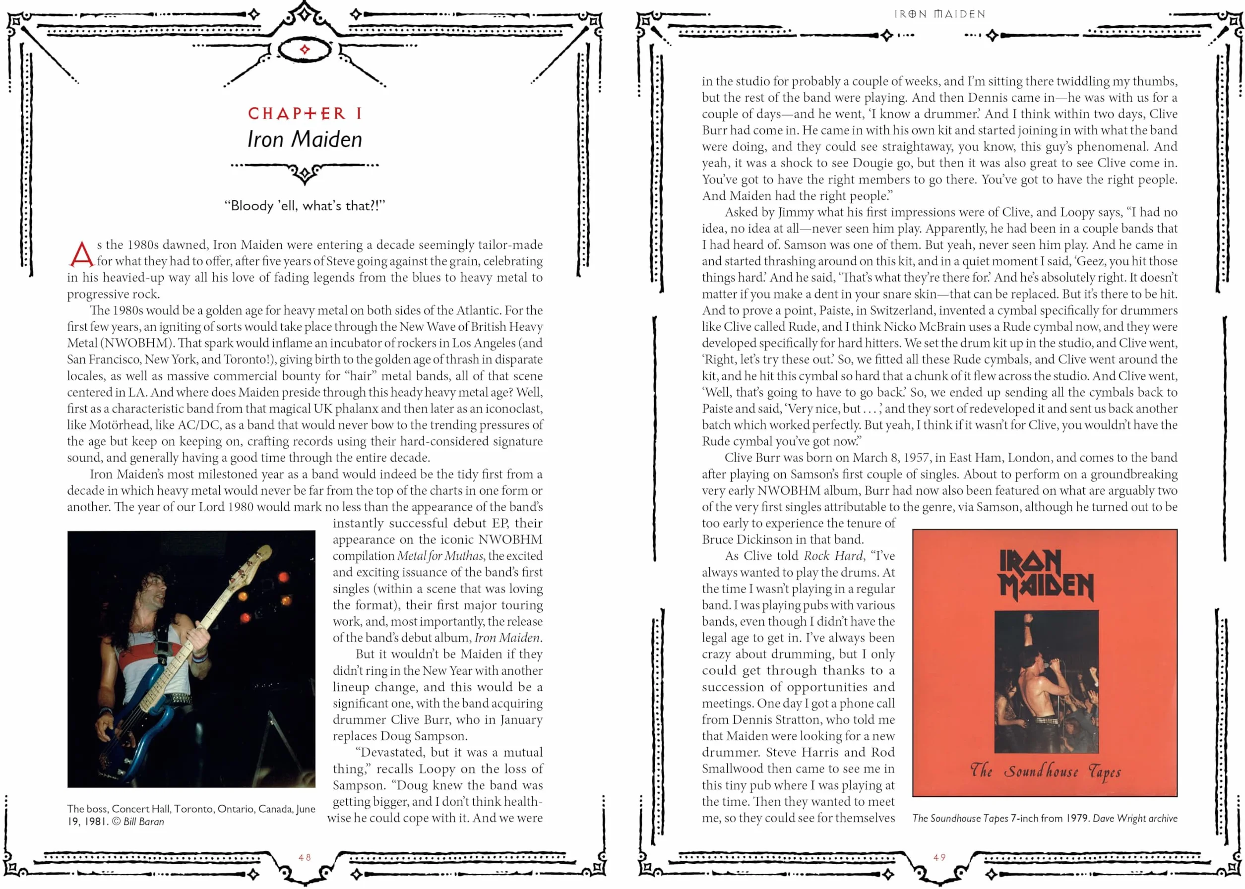 Unofficial Iron Maiden Bible: Fully Illustrated Album-by-Album Tribute, Photos & Commentary