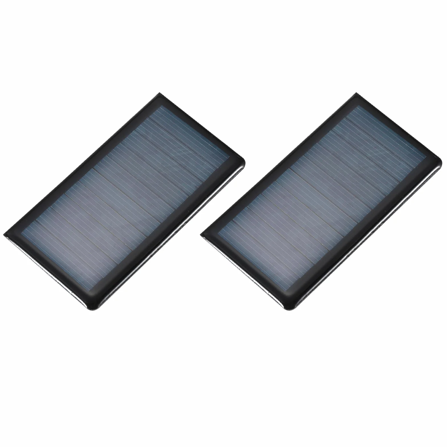 QUARKZMAN 2 sztuki 5 V 0,3 W 0,06 A mini moduły słoneczne do energii słonecznej, małe ogniwa fotowoltaiczne do ładowania materiałów elektrycznych DIY, zestaw systemów solarnych, 2,68" x 1,46"