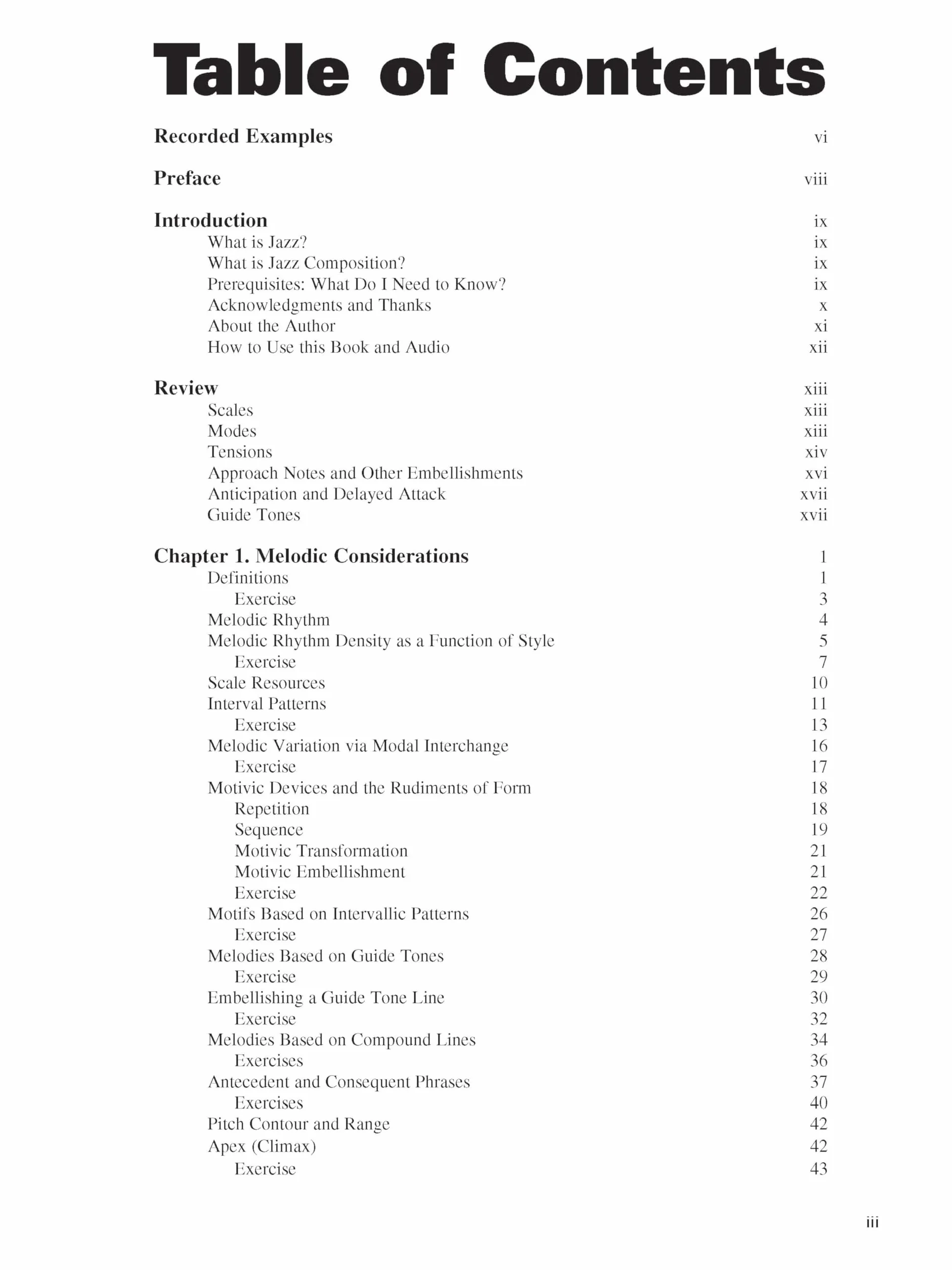 Jazz Composition: Theory and Practice Book/Online Audio