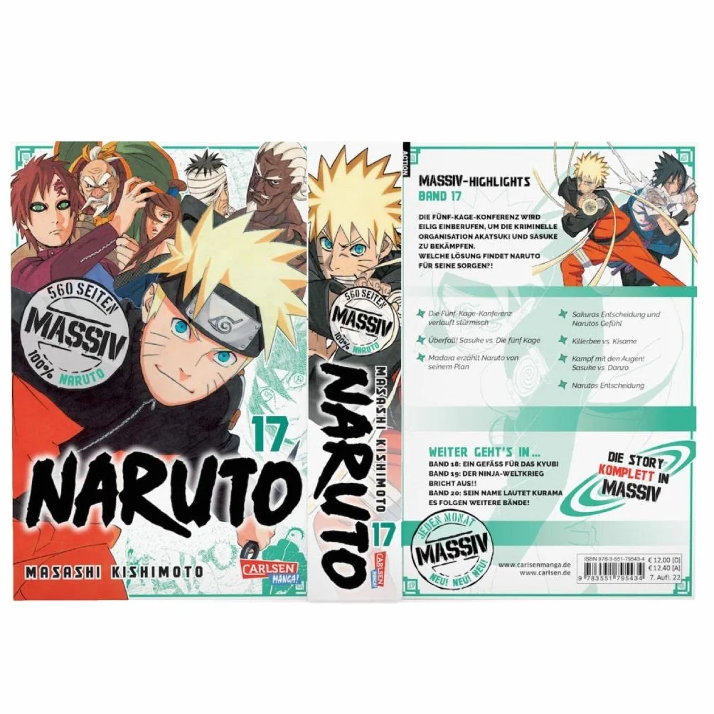NARUTO Massiv 17: Die Originalserie als Sammelbandausgabe