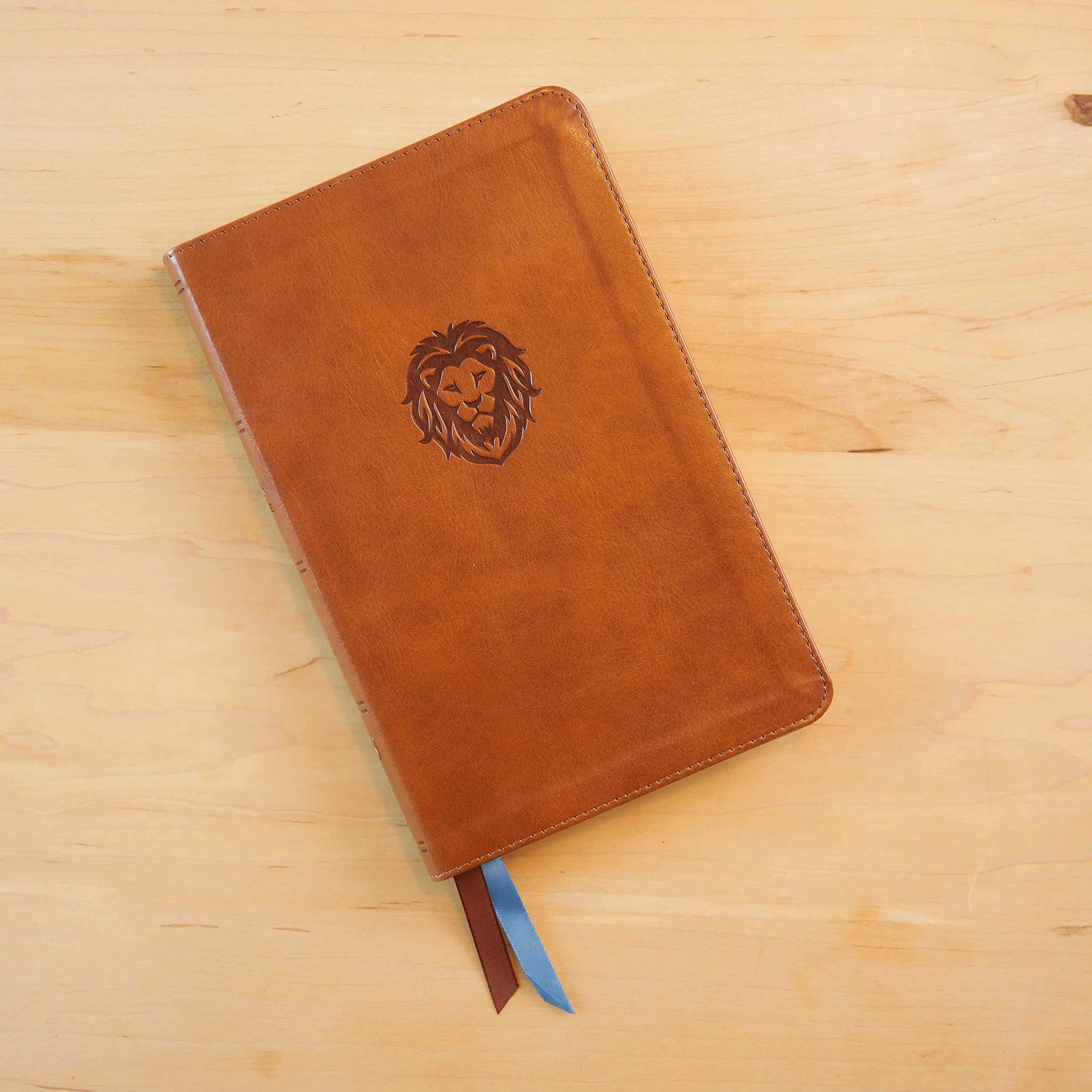 Kjv Thinline Bible Youth Edition Leathersoft Brown Red Letter Comfort Print