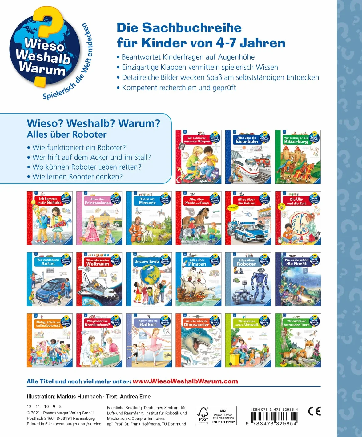 Wieso? Weshalb? Warum? Band 47: Alles über Roboter
