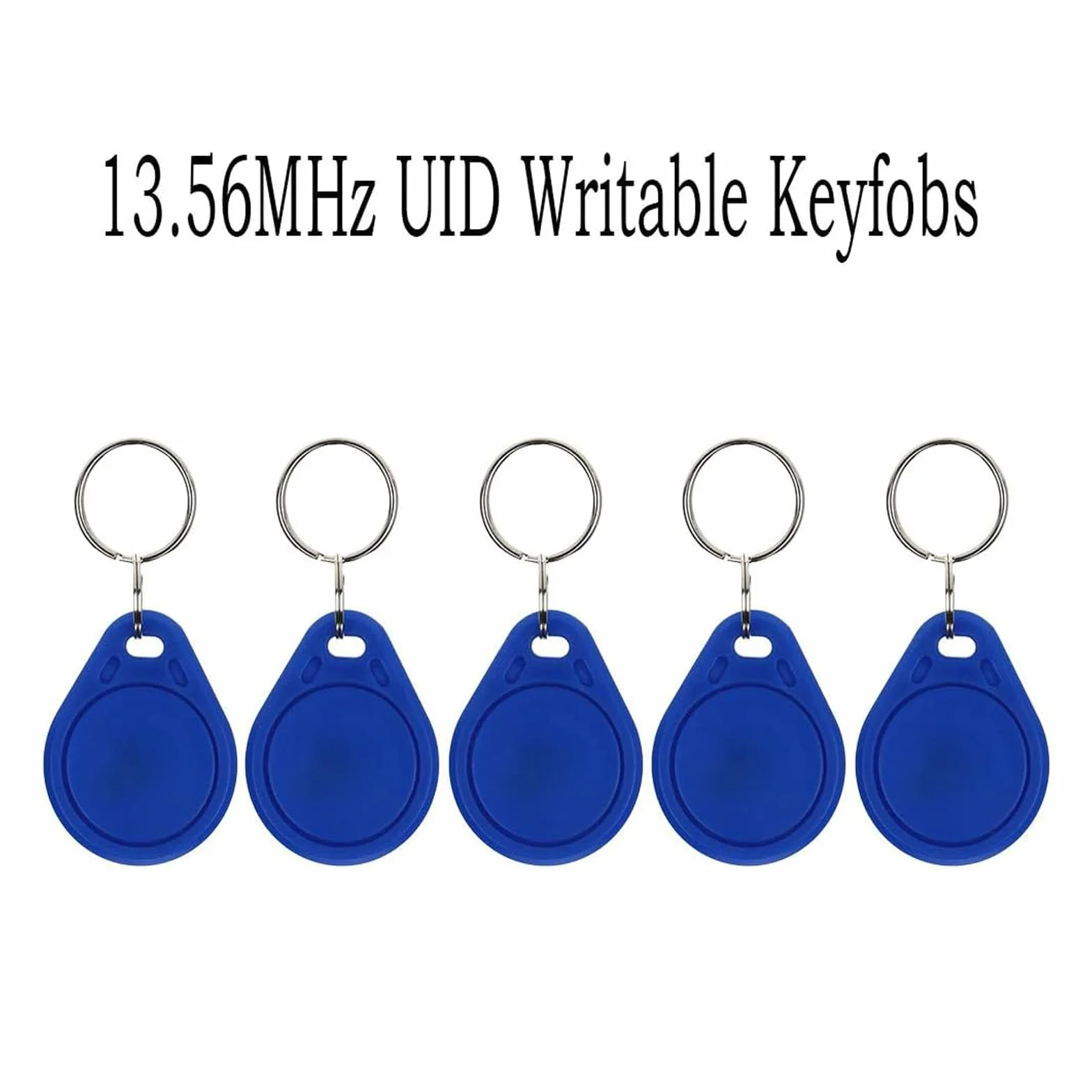 Odznaki RFID 13,56 MHz UID edytowalny breloczek do kluczy MIF 1K Token NFC Tag zbliżeniowy transponder z możliwością zapisu RFID Niebieski