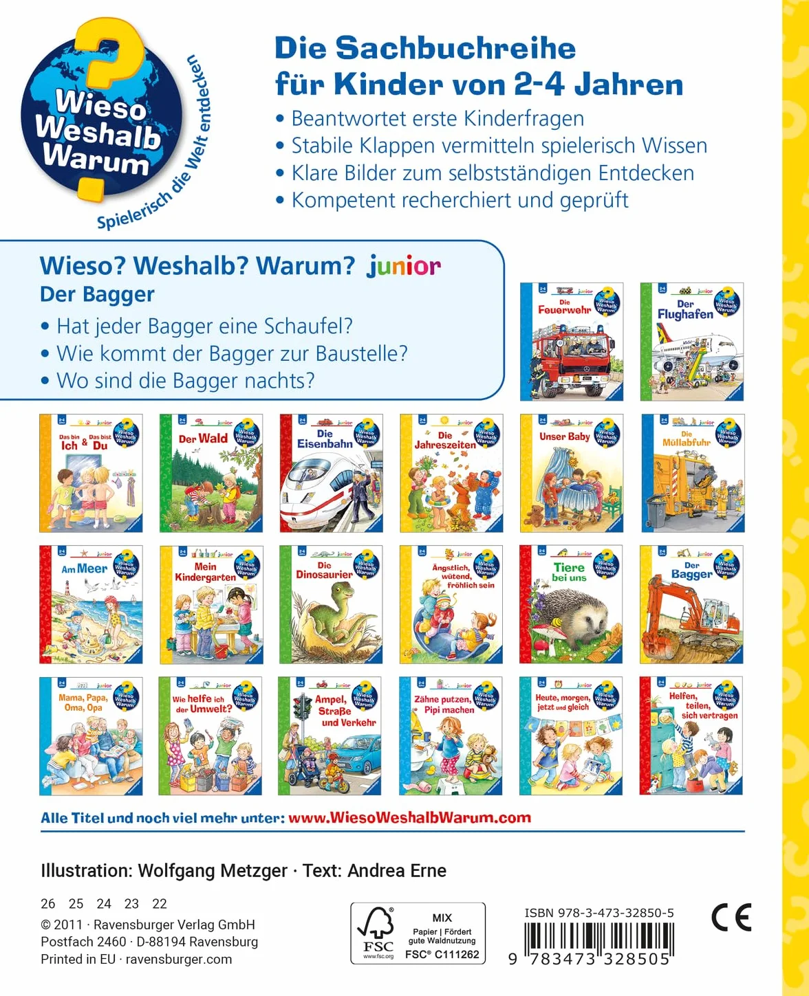 Wieso? Weshalb? Warum? junior, Band 38: Der Bagger