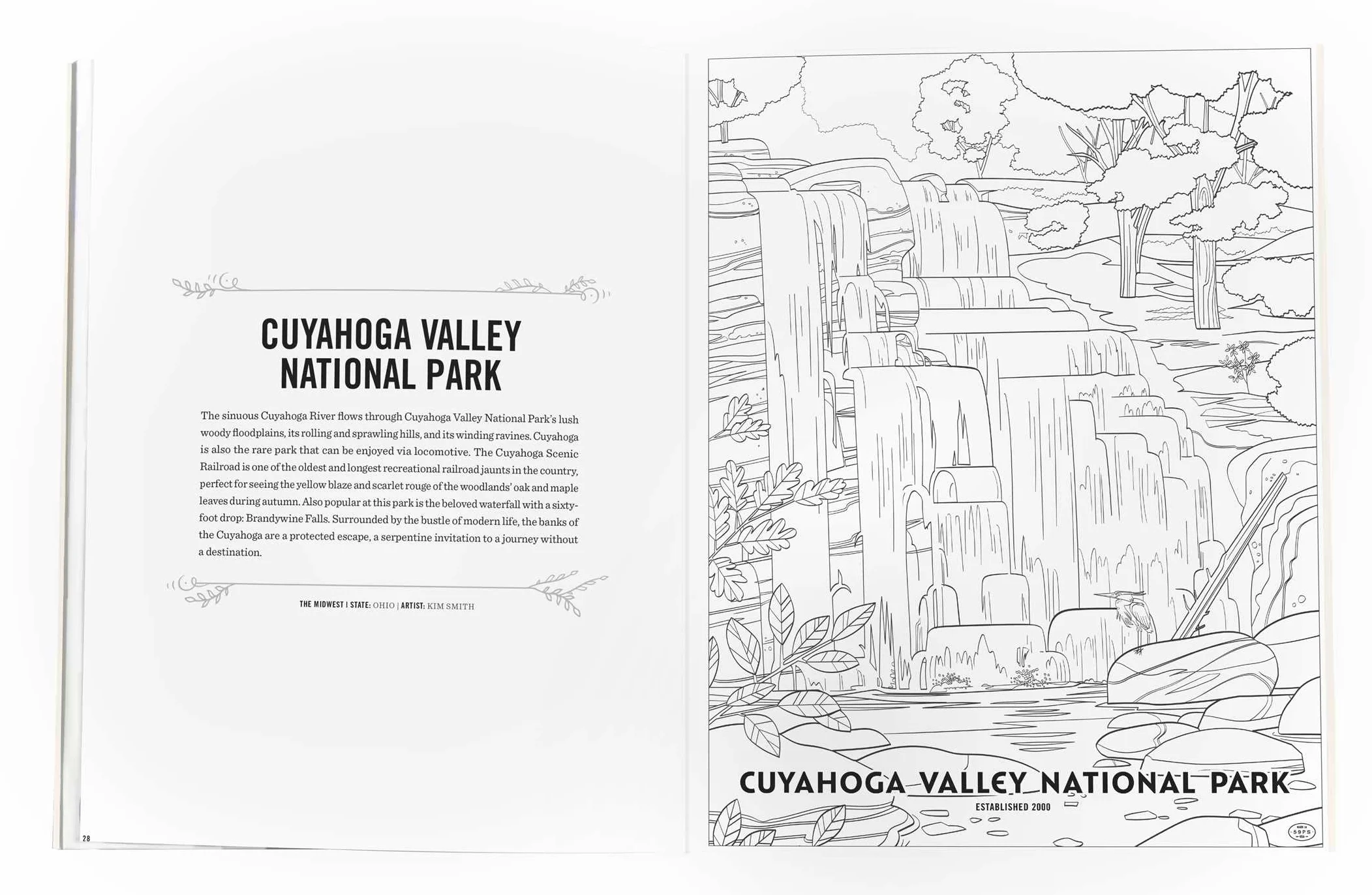 The Art of the National Parks: Coloring Book (Fifty-Nine Parks)
