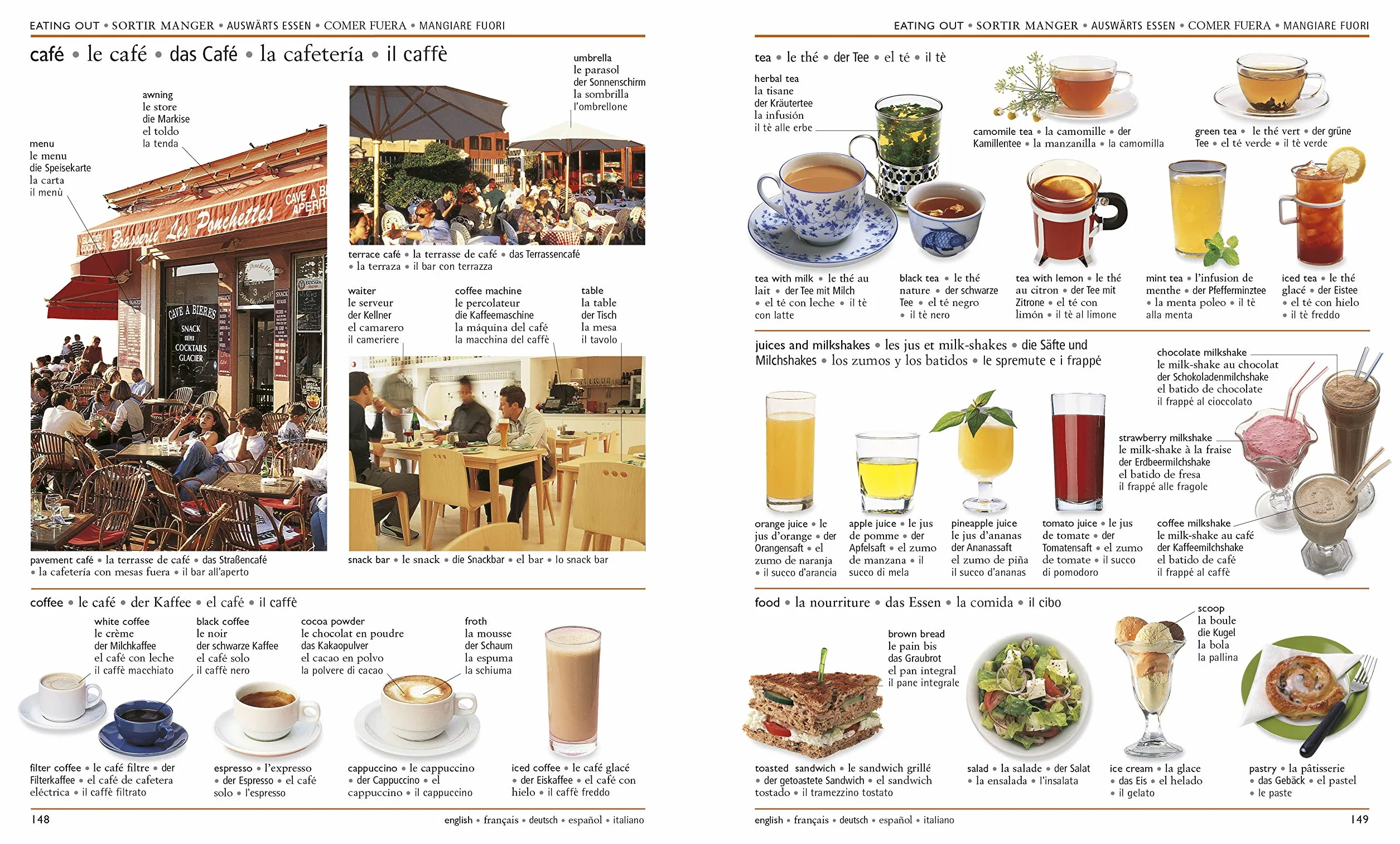 5 Language Visual Dictionary: 6,500 Illustrated Terms in English, French, German, Spanish, Italian