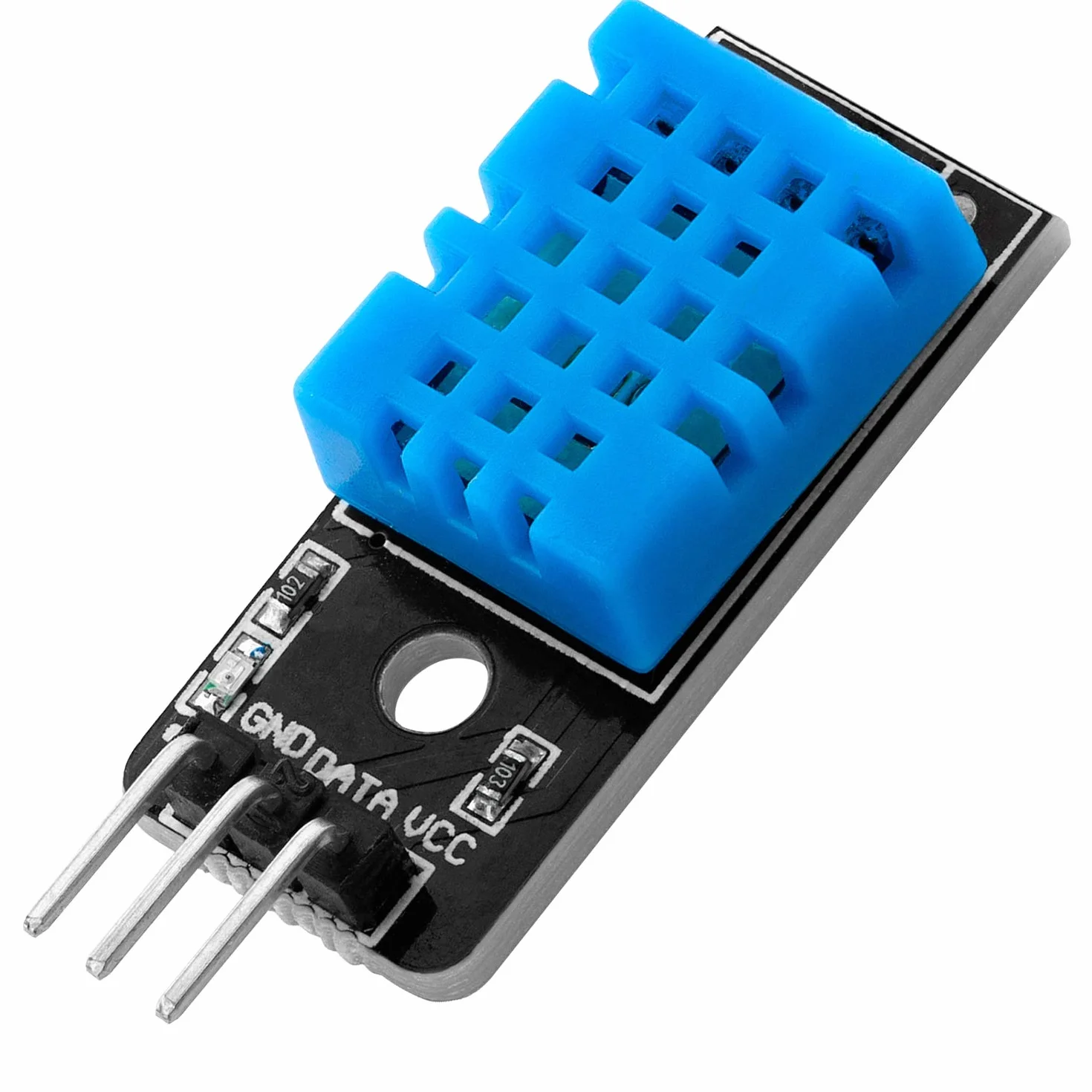 AZDelivery KY-015 DHT 11 Moduł czujnika temperatury kompatybilny z Arduino i Raspberry Pi w tym e-Book!