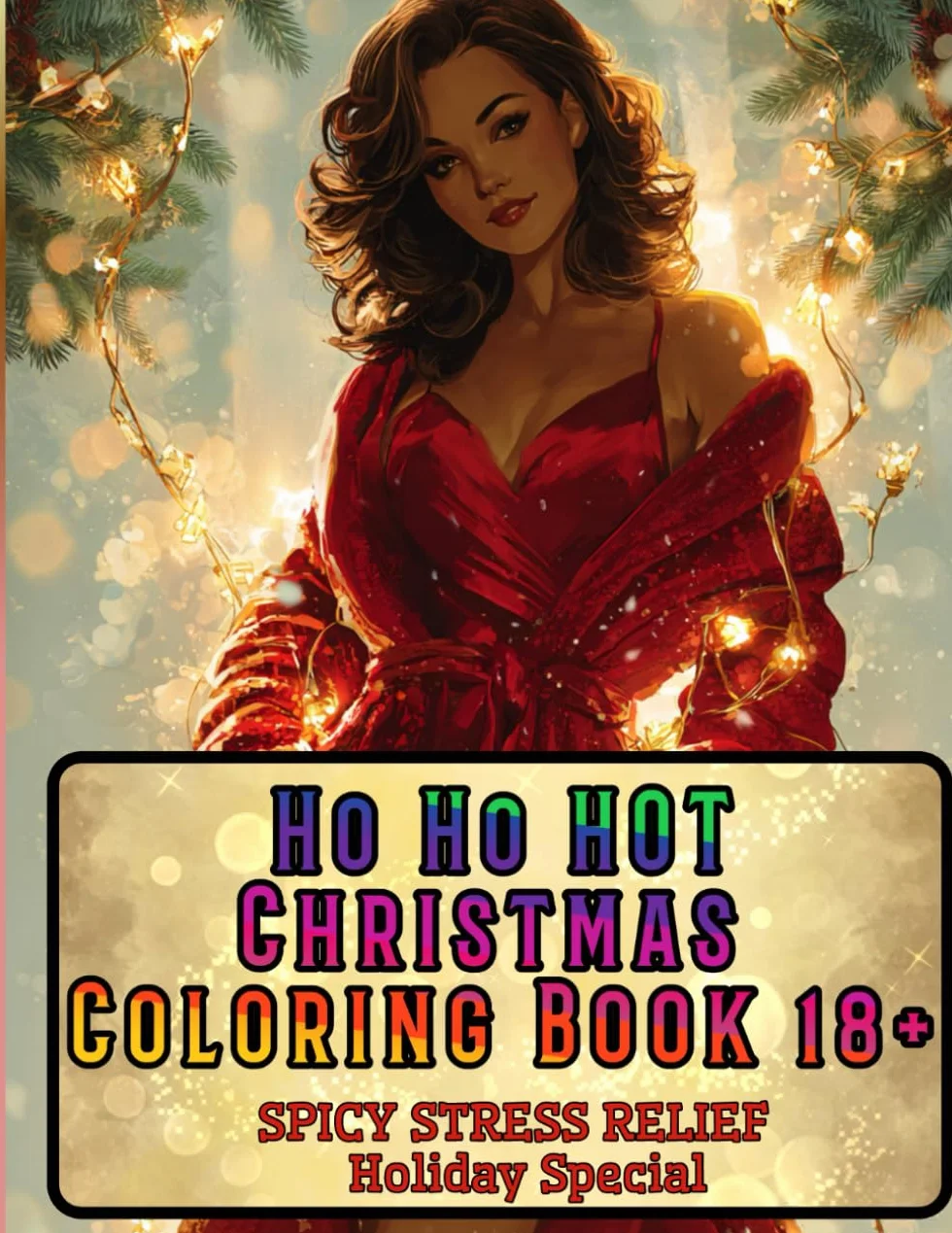 Christmas Coloring Book 18+ Adult Naughty Holiday