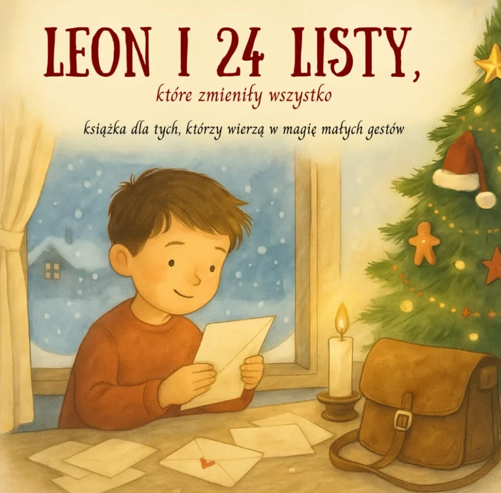 Leon i 24 listy, które zmieniły wszystko - Świąteczna książka o dobroci, emocjach i magii małych gestów – 24 opowiadania z zadaniami dla dzieci: ... dla dziewczynki, do czytania, do edukacji
