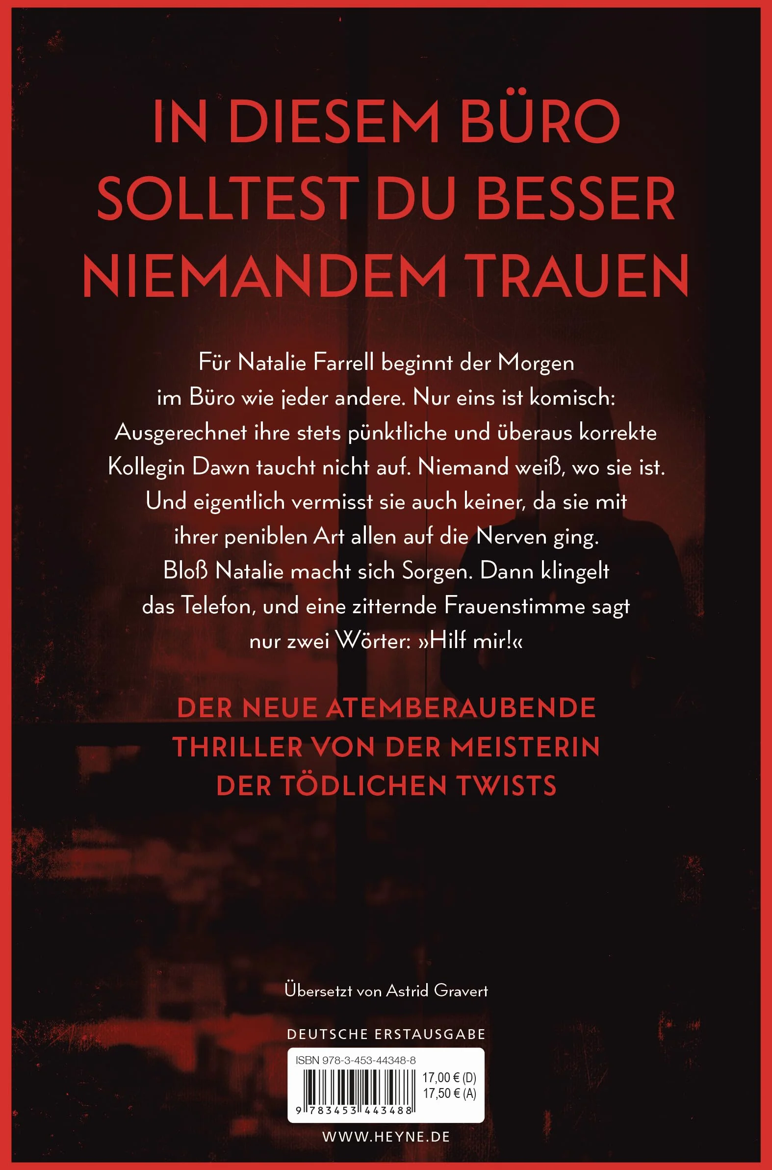 Die Kollegin - Wer hat sie so sehr gehasst, dass sie sterben musste?: Thriller - Der Nr.1 Bestseller der Autorin des Weltbestsellers 'Wenn sie wüsste'