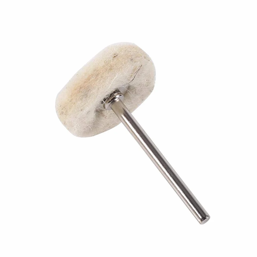 Ruedas de pulido de fieltro 25 mm, 10 sztuk, para taladro amoladora herramienta rotativa