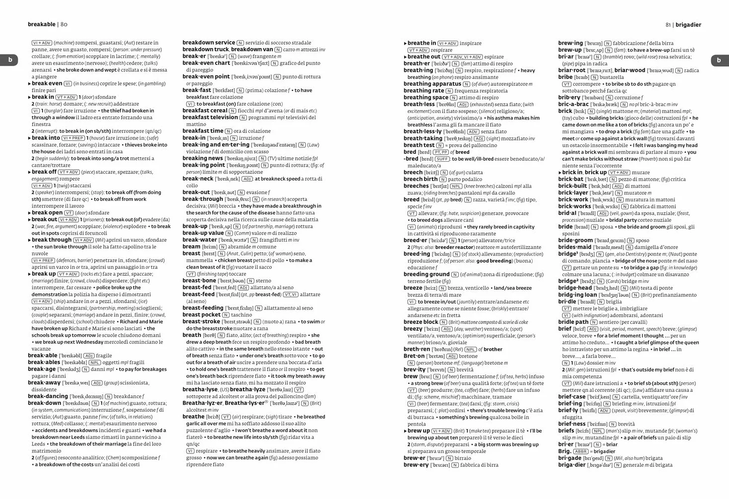 Italian Dictionary Complete and Unabridged for Advanced Learners and Professionals