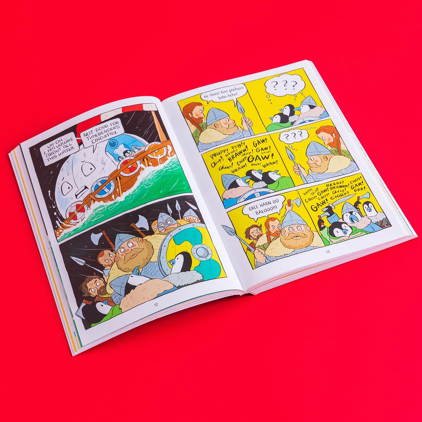 Pablo and Splash: Viking Voyage: Hilarious Kids' Graphic Novel Time-Travelling Penguins