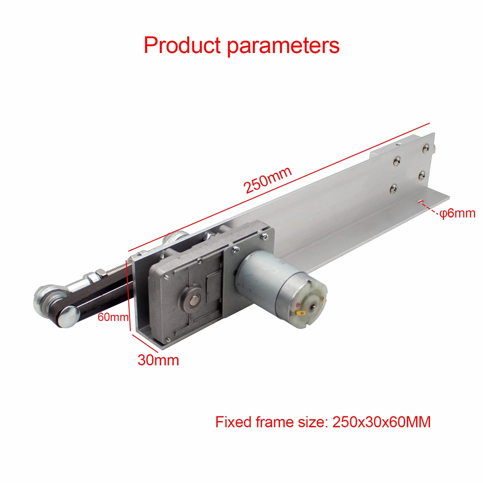 Toplionace Siłownik Liniowy z Cyklem Posuwisto Zwrotnym, Regulowany Silnik z Przekładnią Teleskopową 12 V/24 V DC DIY z Regulatorem Prędkości Skok 3-15 cm (DC24V, 45RPM)