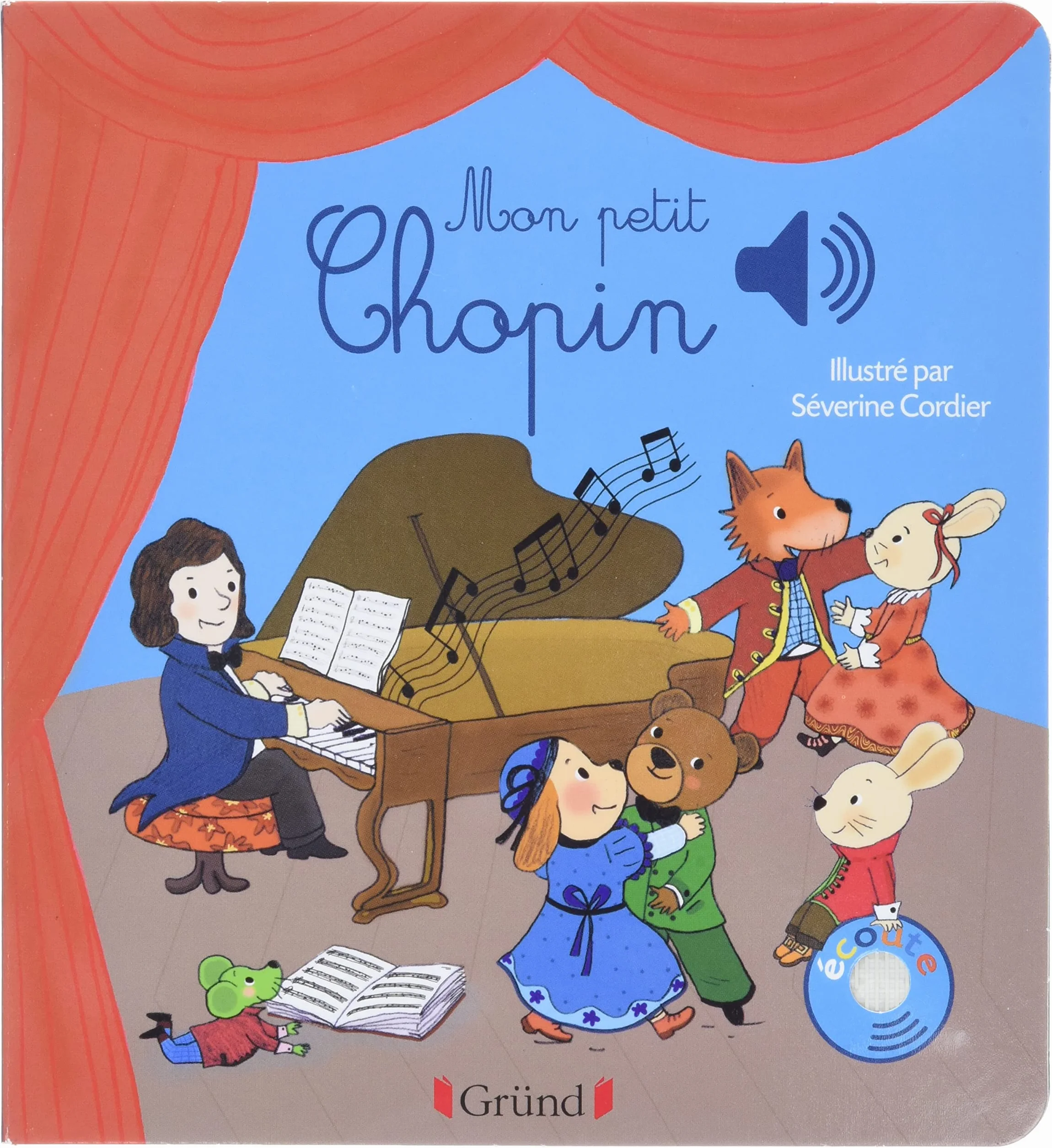 Mon petit Chopin – Livre sonore avec 6 puces – Dès 1 an: Mes Premiers Livres Sonores