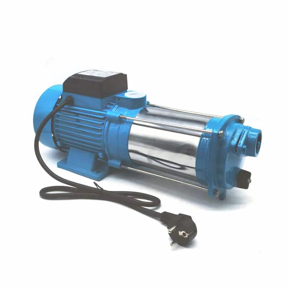 Pompa odśrodkowa 2500 W, pozioma pompa rurowa do użytku domowego, wysoka wysokość tłoczenia i wysoki przepływ, pompa cyrkulacyjna do wody niegazowanej, 11 bar, 4000 l/h, 110 m, przełącznik ciśnieniowy