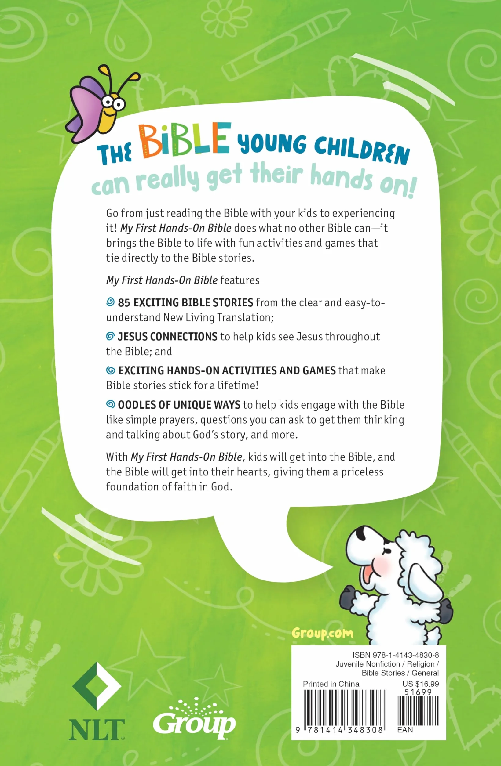 My First Hands-On Bible Hardcover Religious Book for Kids