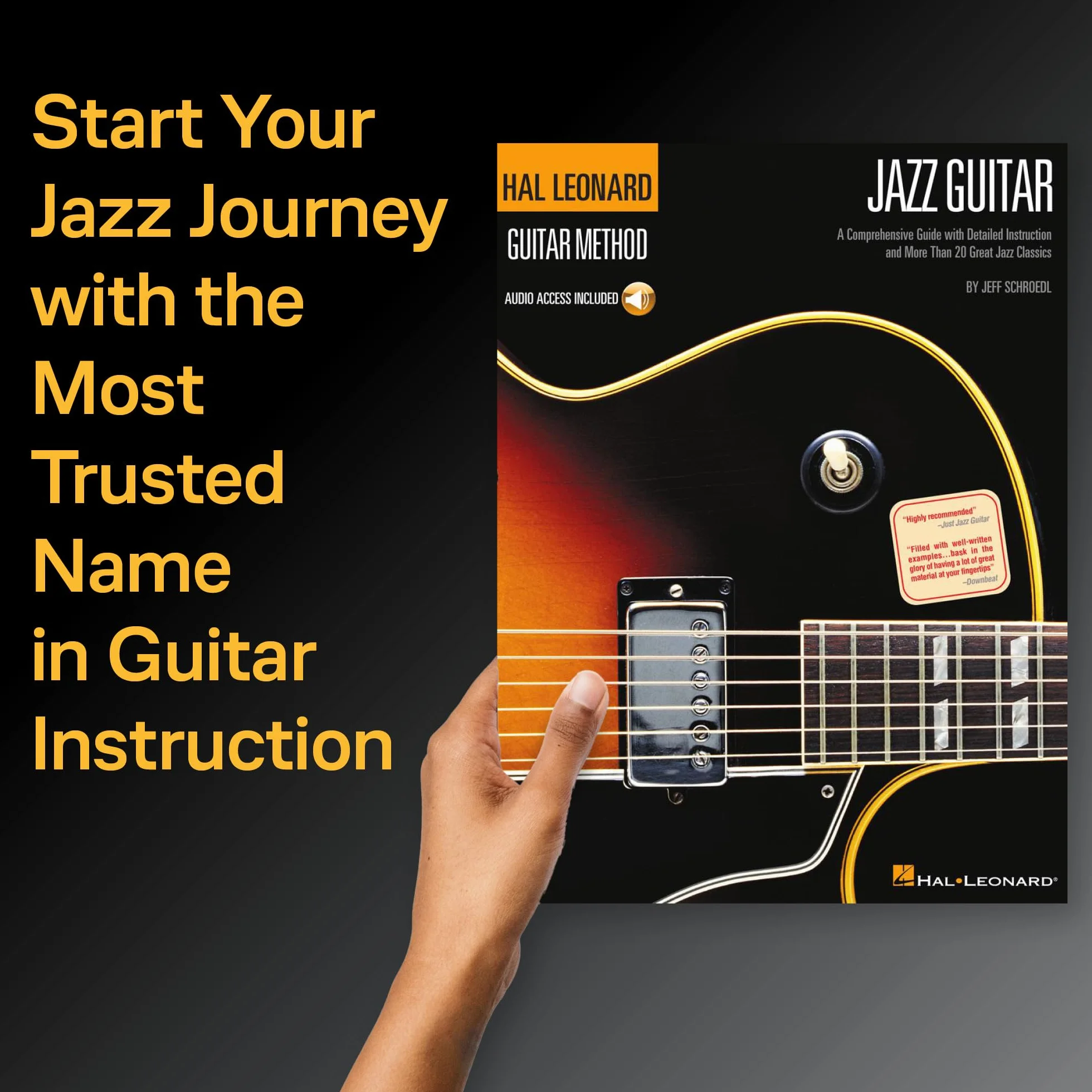 Hal Leonard Guitar Method Jazz Guitar +CD: Comprehensive Guide with 20 Jazz Standards
