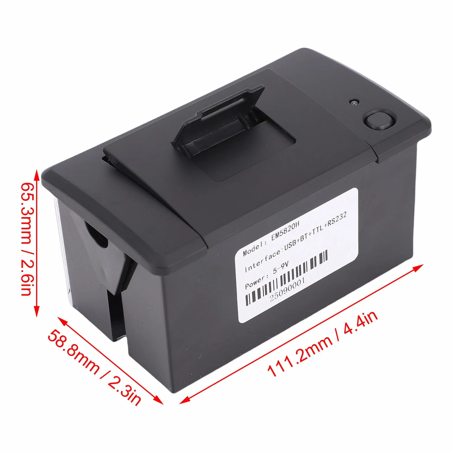 Denash Wbudowana Drukarka Termiczna 203 Dpi USB TTL 232 BT