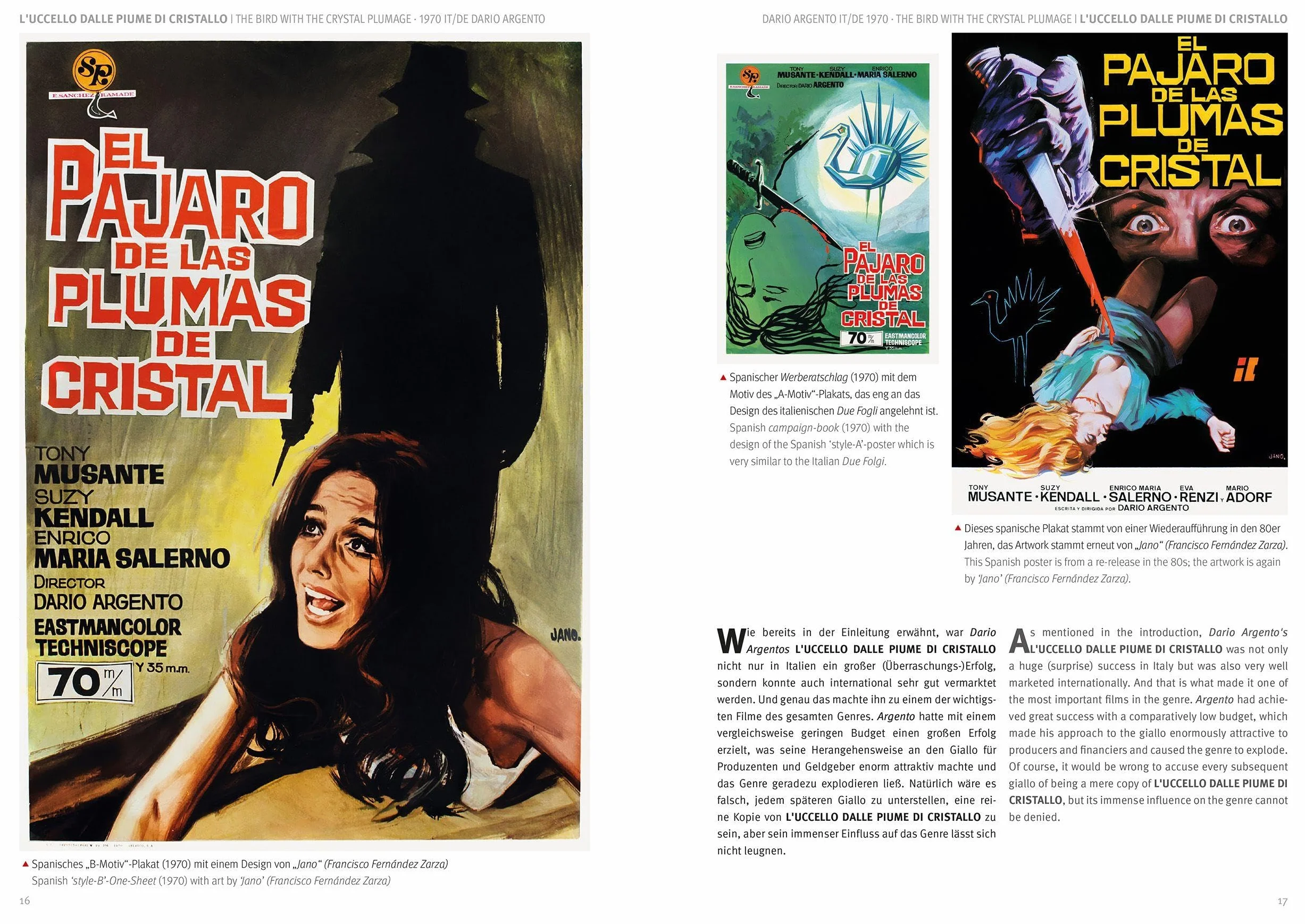 GIALLO MOVIE POSTERS Volume 2: 1970 - 1971