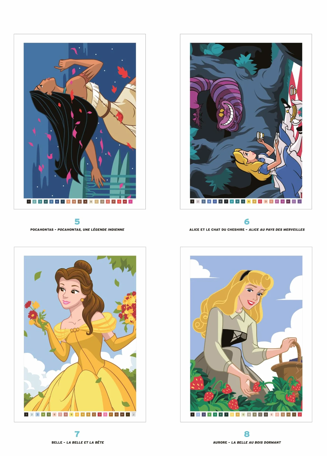 Coloriages mystères Disney Saisons