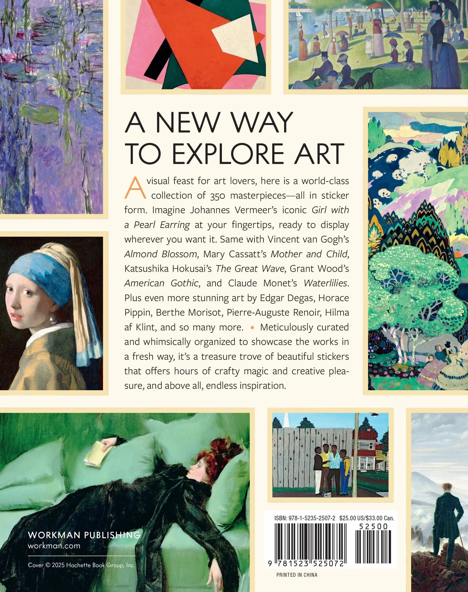 The Art Lover's Sticker Book: 350 Stickers from Artists Throughout History