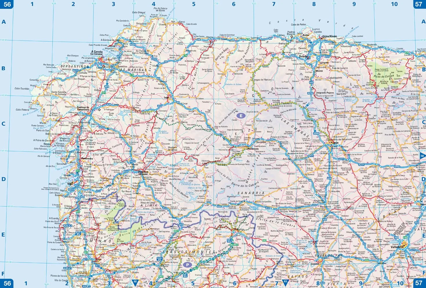 Collins Big Road Atlas Europe 2026 A3 Spiral