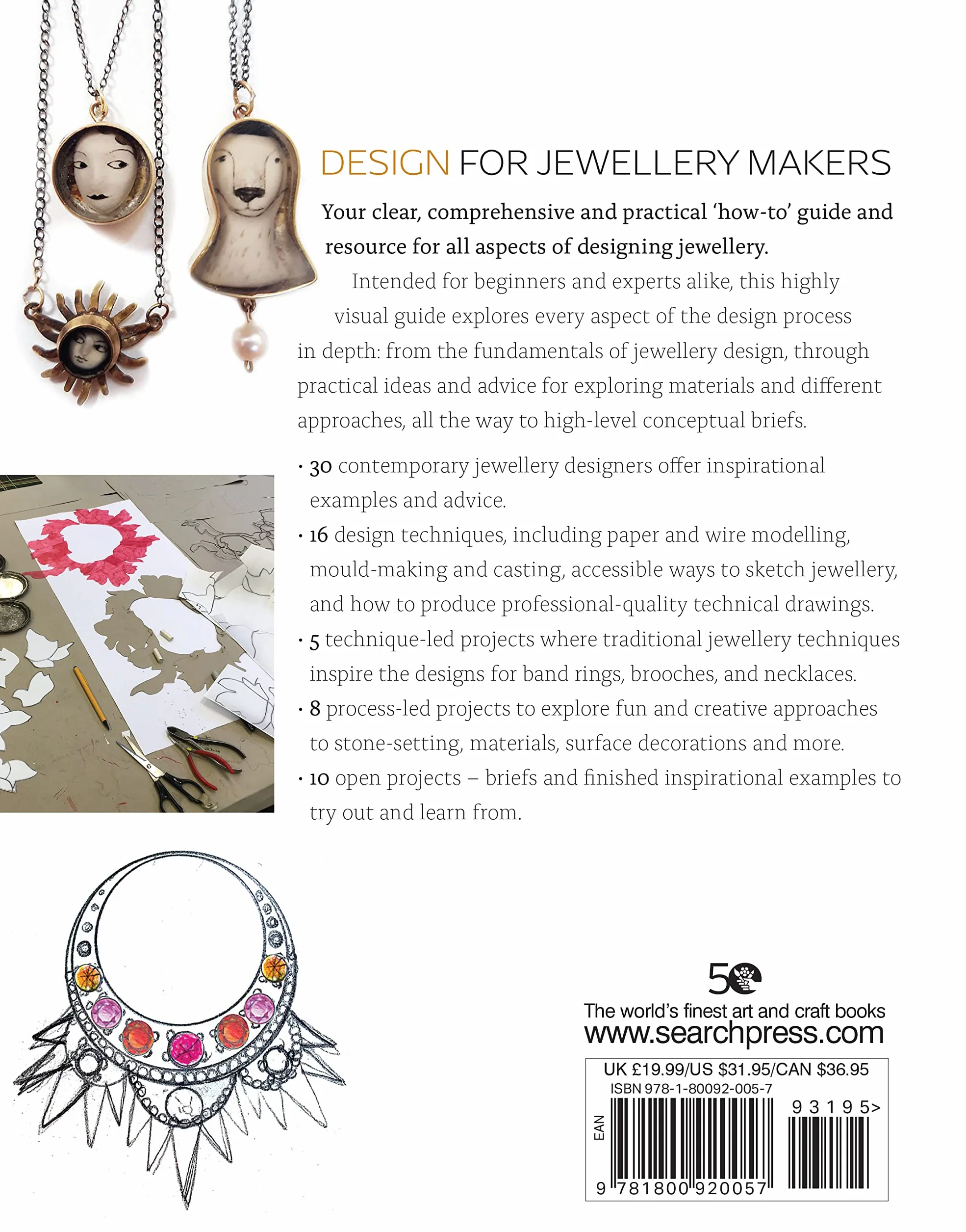 Design for Jewellery Makers: Inspiration, Development and Creation