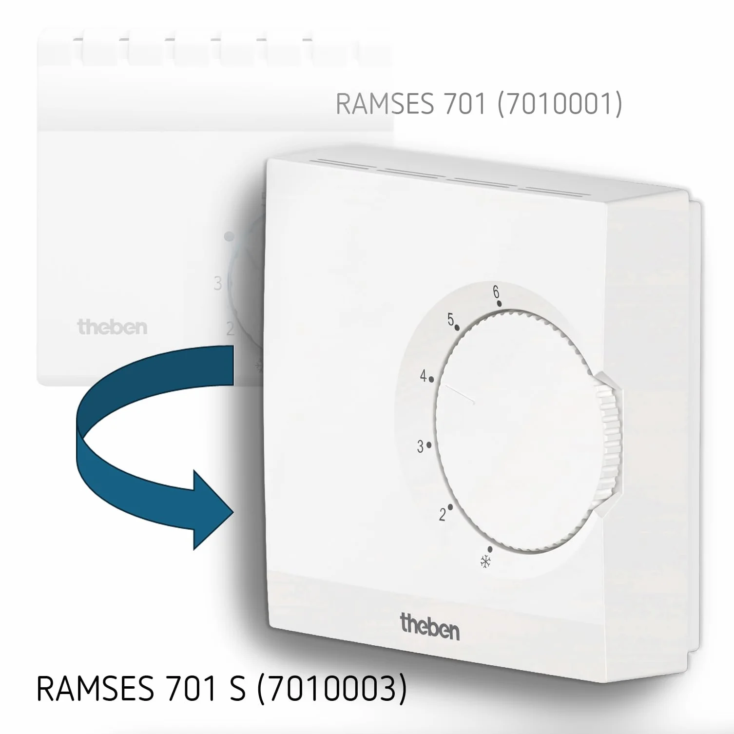 Theben RAM 701 Ramses termostat pokojowy regulator temperatury pomieszczenia