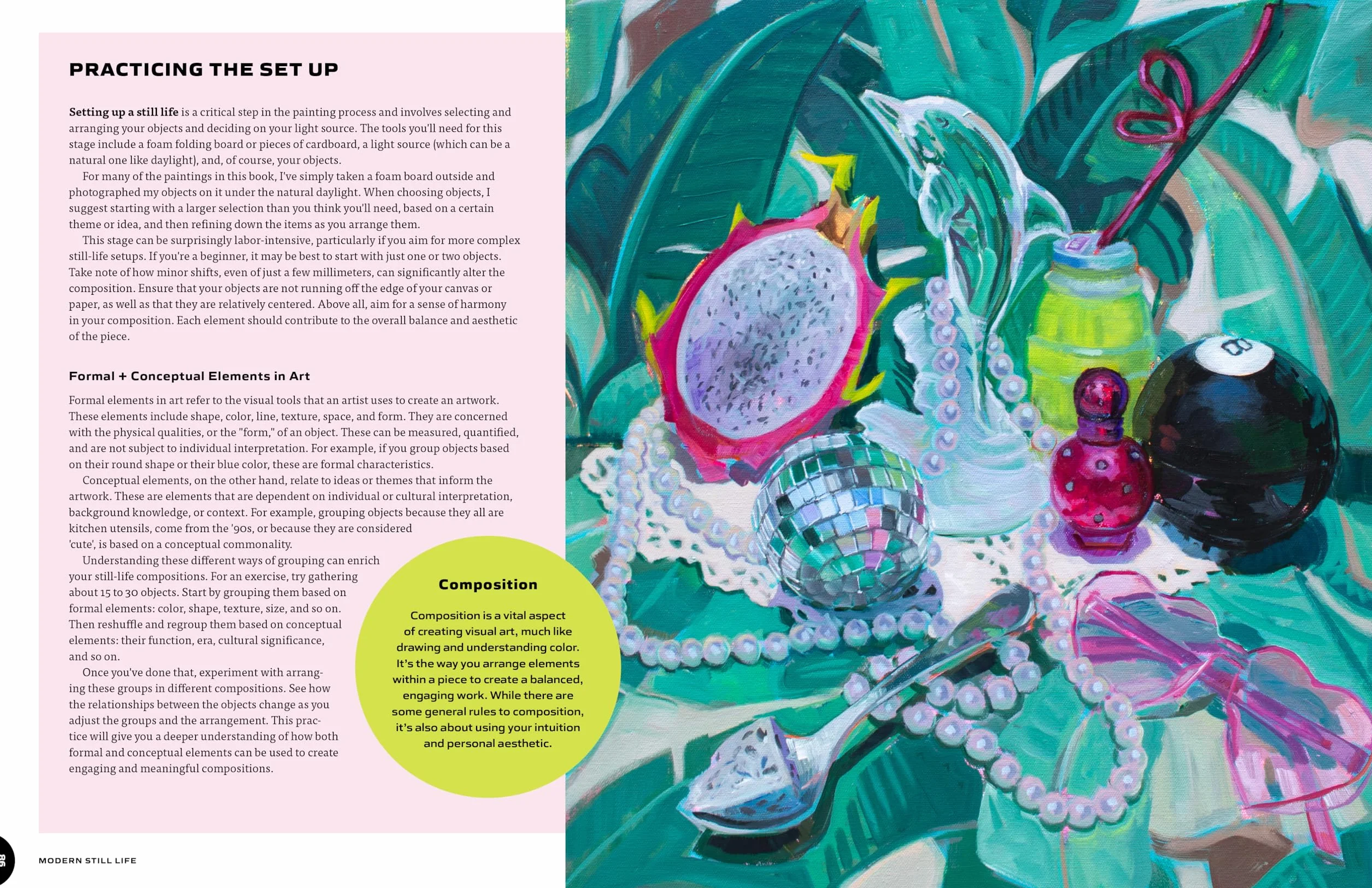Modern Still Life: A Beginner's Guide to Painting Fun, Fresh Still Lifes in Oil and Acrylic