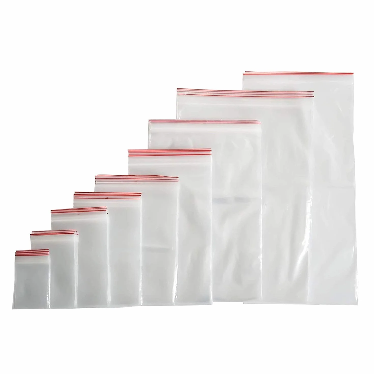TK Maxx TMZ IP1 Plastikowa torba zamykana na zamek bezbarwny 4 cm x 6 cm
