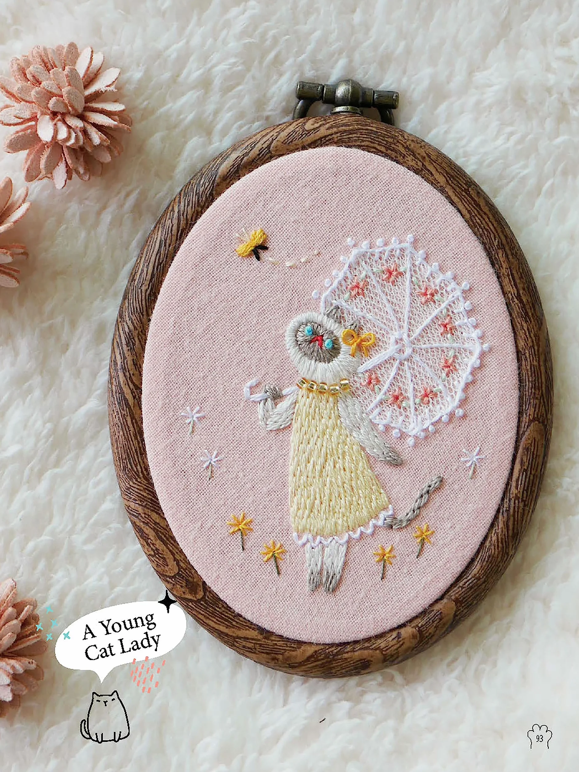 Cat Mania Embroidery: Zany Fun Feline Motifs