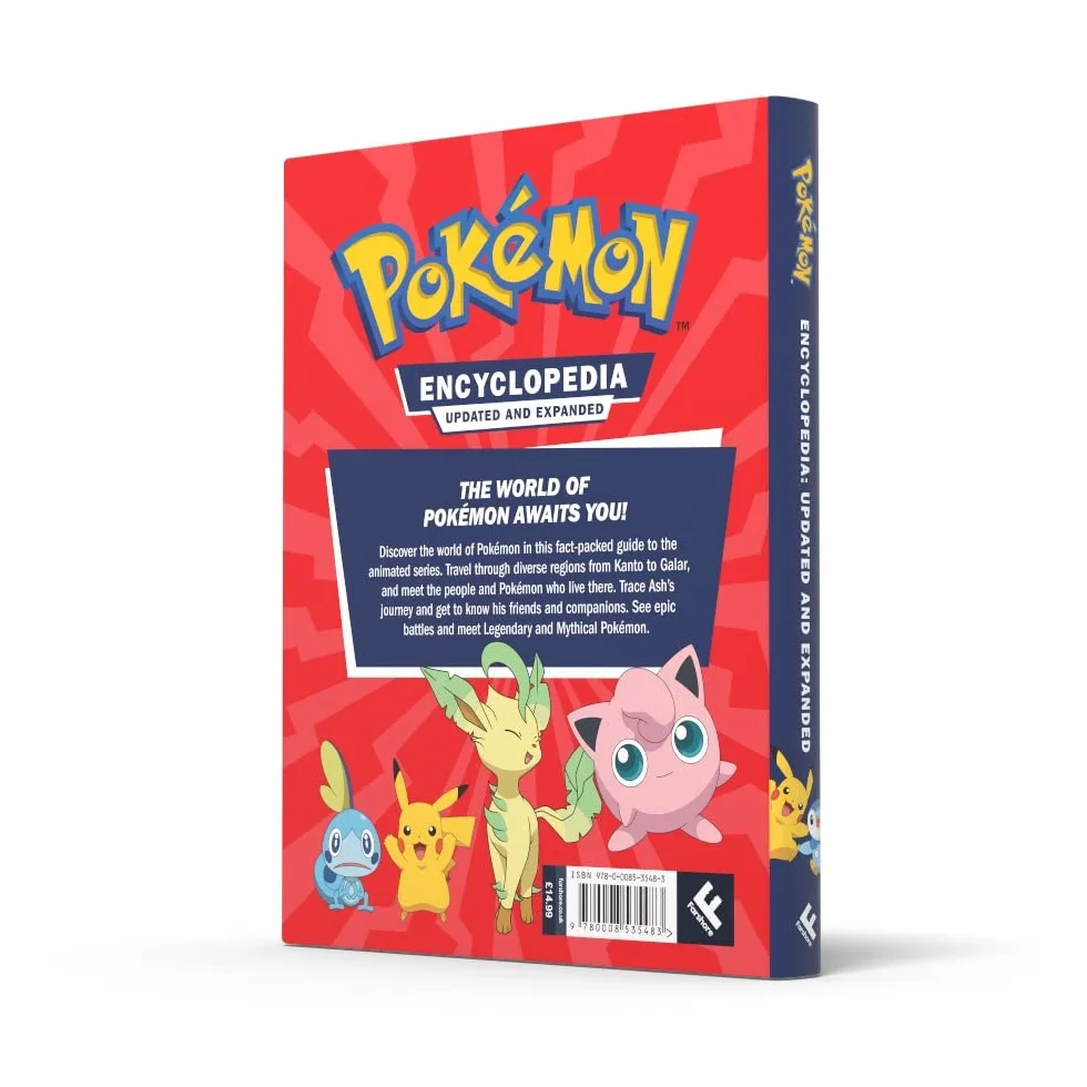 Pokémon Encyclopedia Updated and Expanded 2022: The Ultimate Character Book