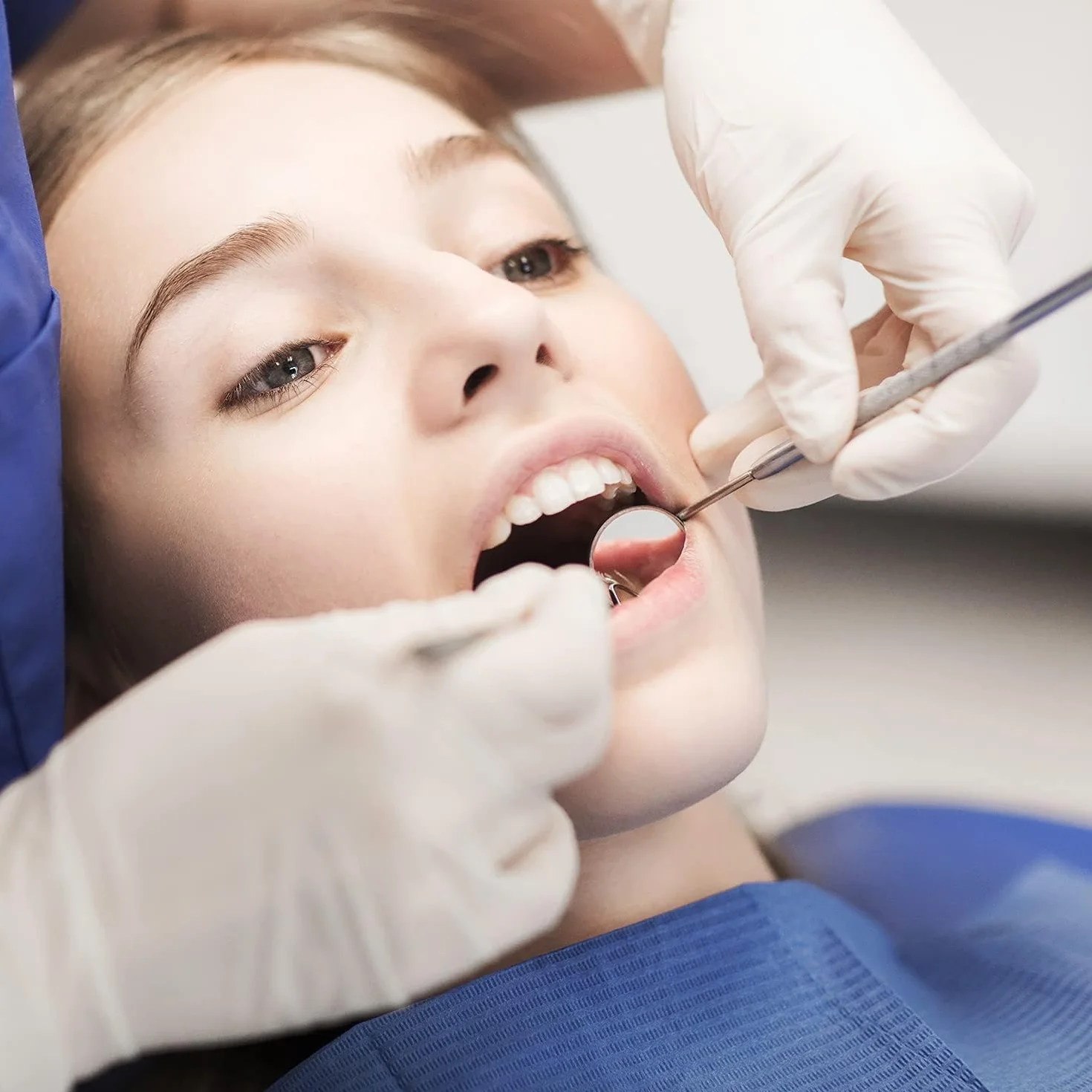 LATRAT Lusterko dentystyczne zapobiegające zaparowaniu, ze stali nierdzewnej, do pielęgnacji jamy ustnej, narzędzie przedłużające, nadaje się również do przedłużania rzęs