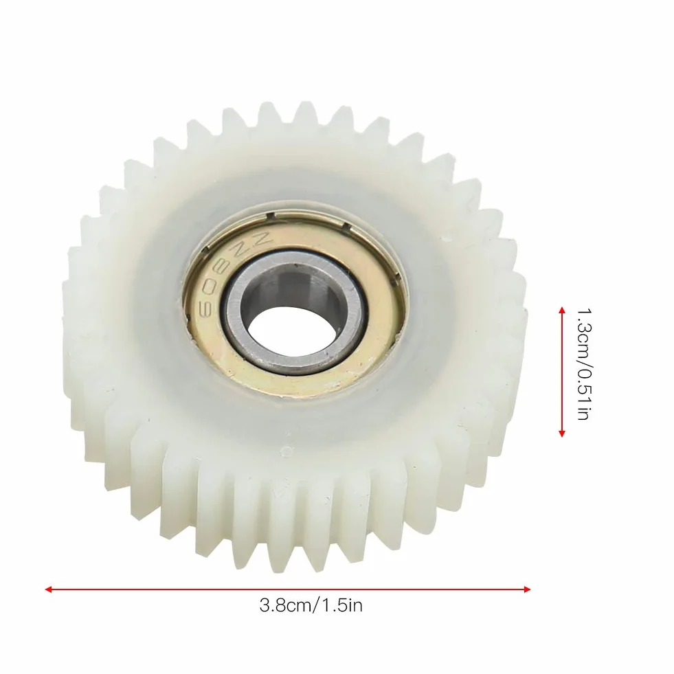 36 Zębów Nylonowe Koła Zębate, Pr 3 Szt. 36 Zębów 38mm Nylonowe Elektroniczne Przekładnie Silnikowe Przekładnie ślimakowe Profesjonalne Akcesoria do Rowerów Elektrycznych Sprzęgło Silnika