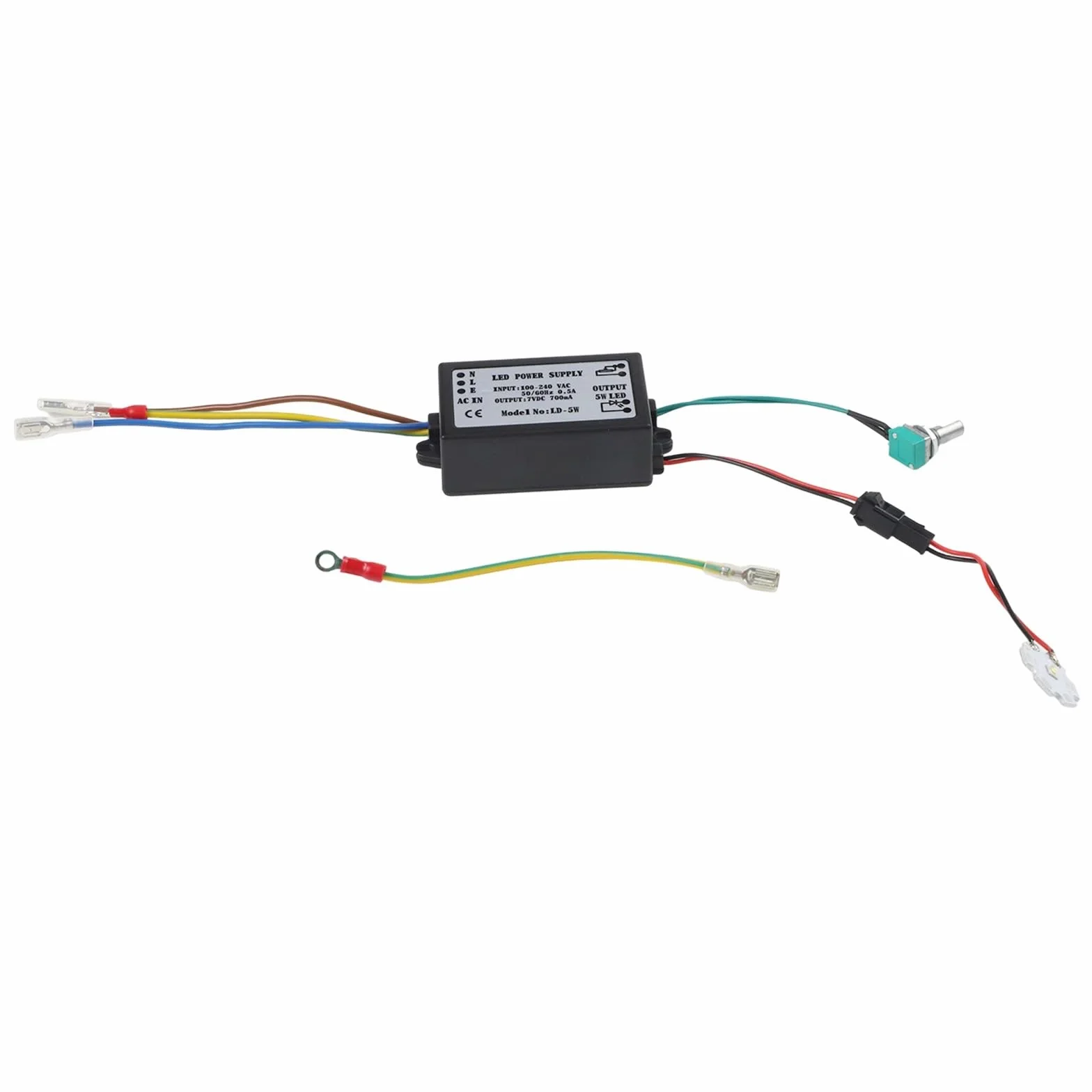 Mikroskop źródło zasilania LD-5W moduł LED ściemniany 3W 5W globalna kompatybilność napięcia