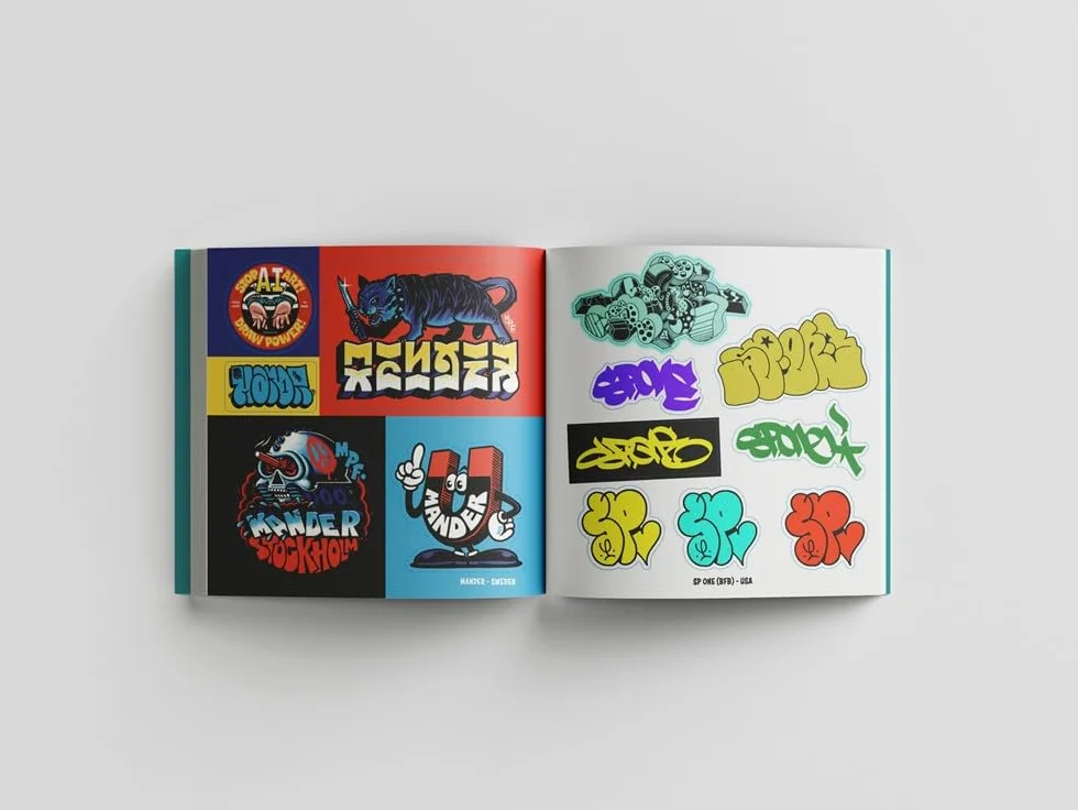 The Graffiti Sticker Book /anglais: 300+ Stickers from 50+ Artists