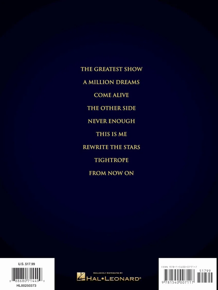 The greatest showman / music from the motion picture soundtrack piano, vocal and guitar