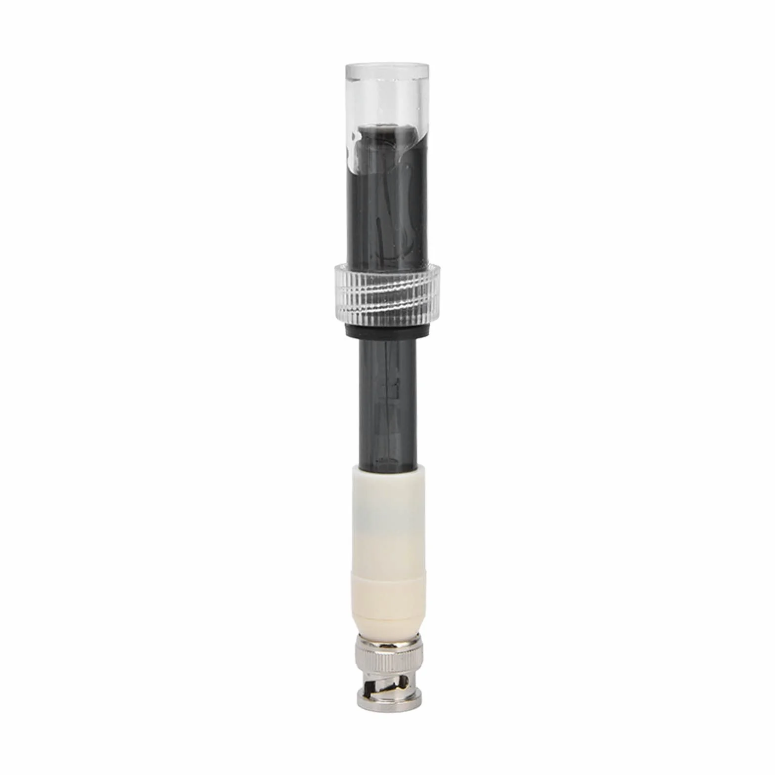 Fdit Sonda Elektrody PH, Płaskie Elektrody do Testerów PH ze Złączem BNC, Elektroda Zamienna do Miernika w Akwarium, Basenie Laboratoryjnym