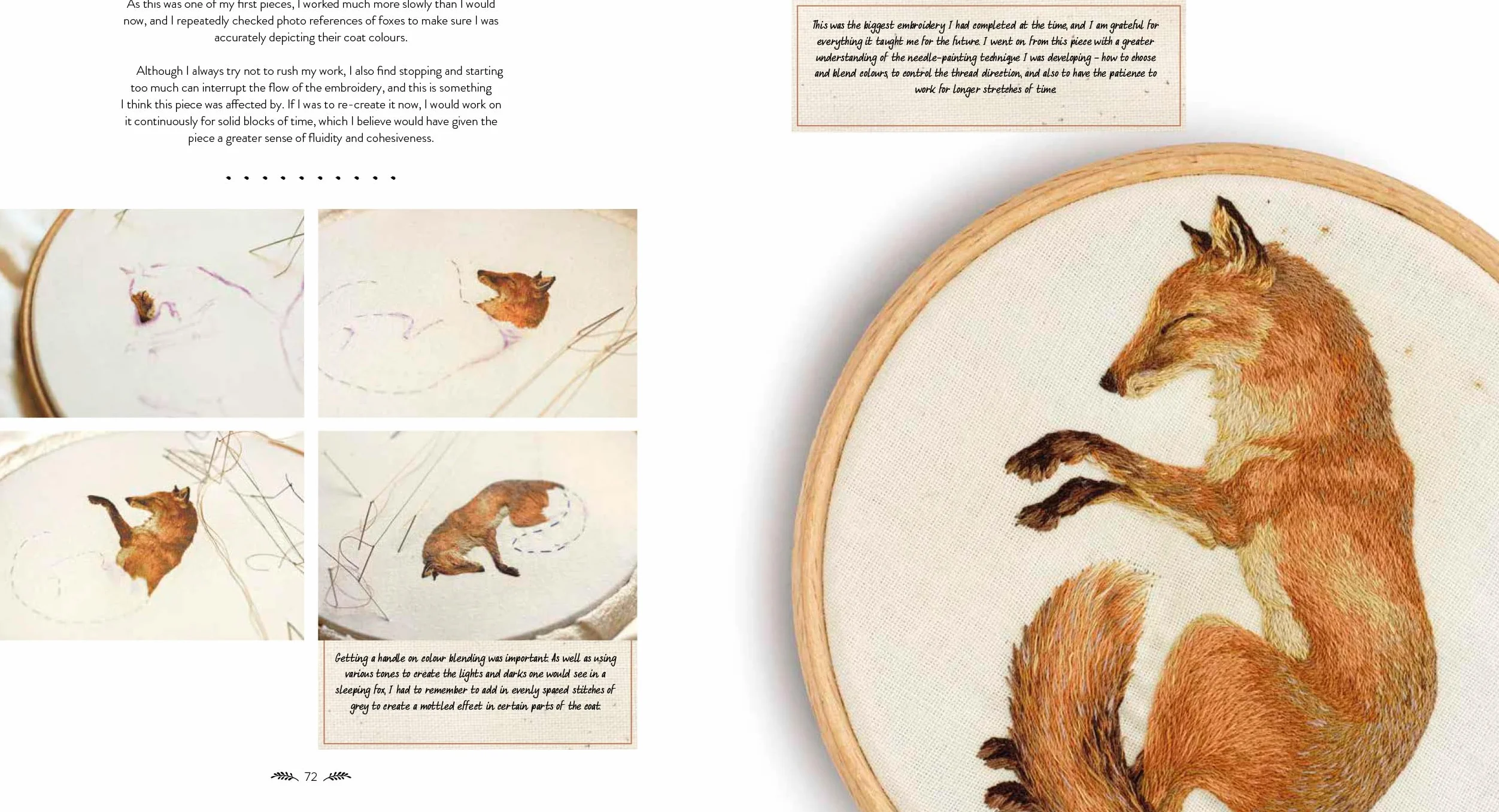 Exquisite Embroidered Needlepainted Woodland Animals Art